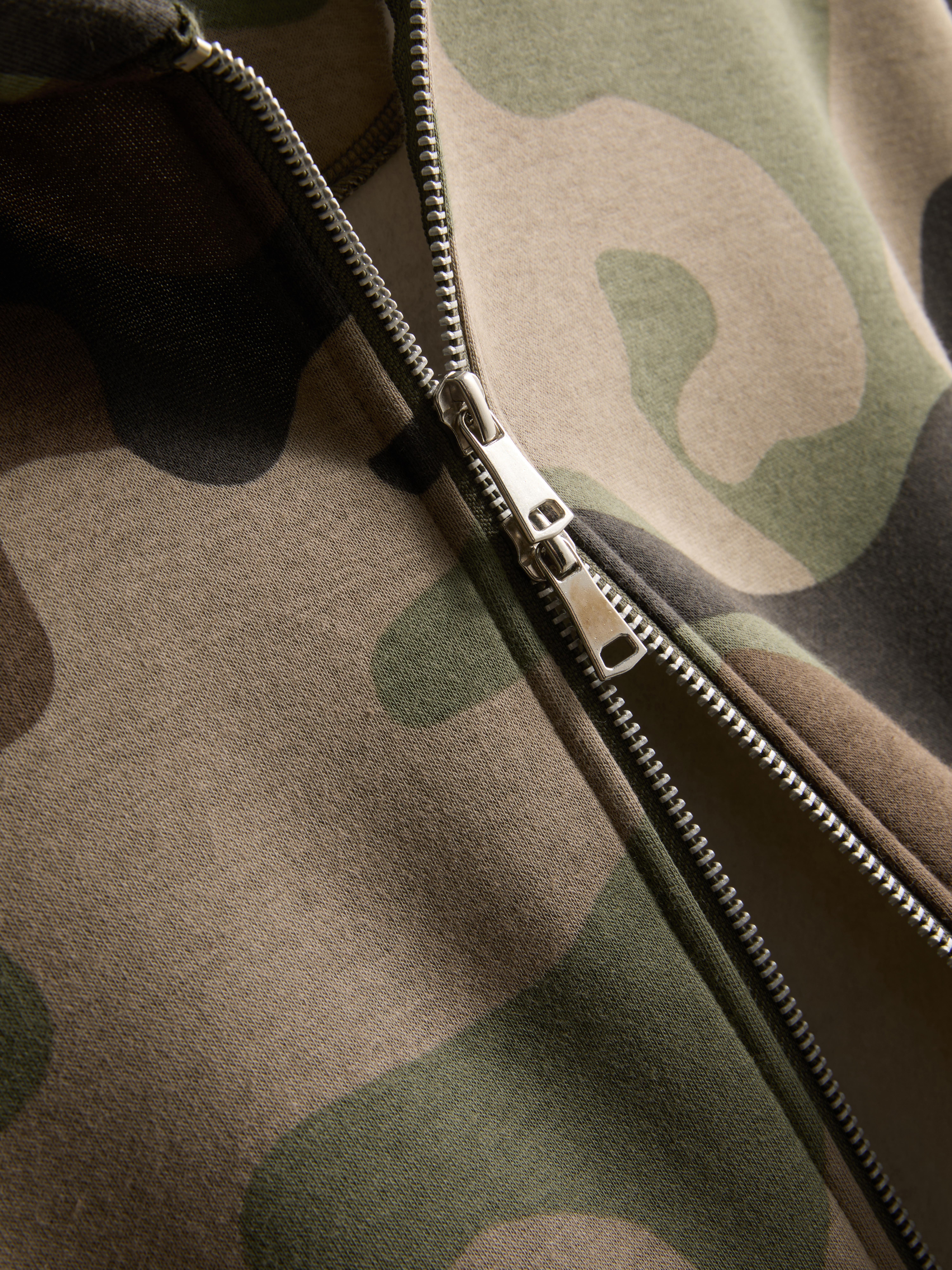 Camo Zip Hoodie