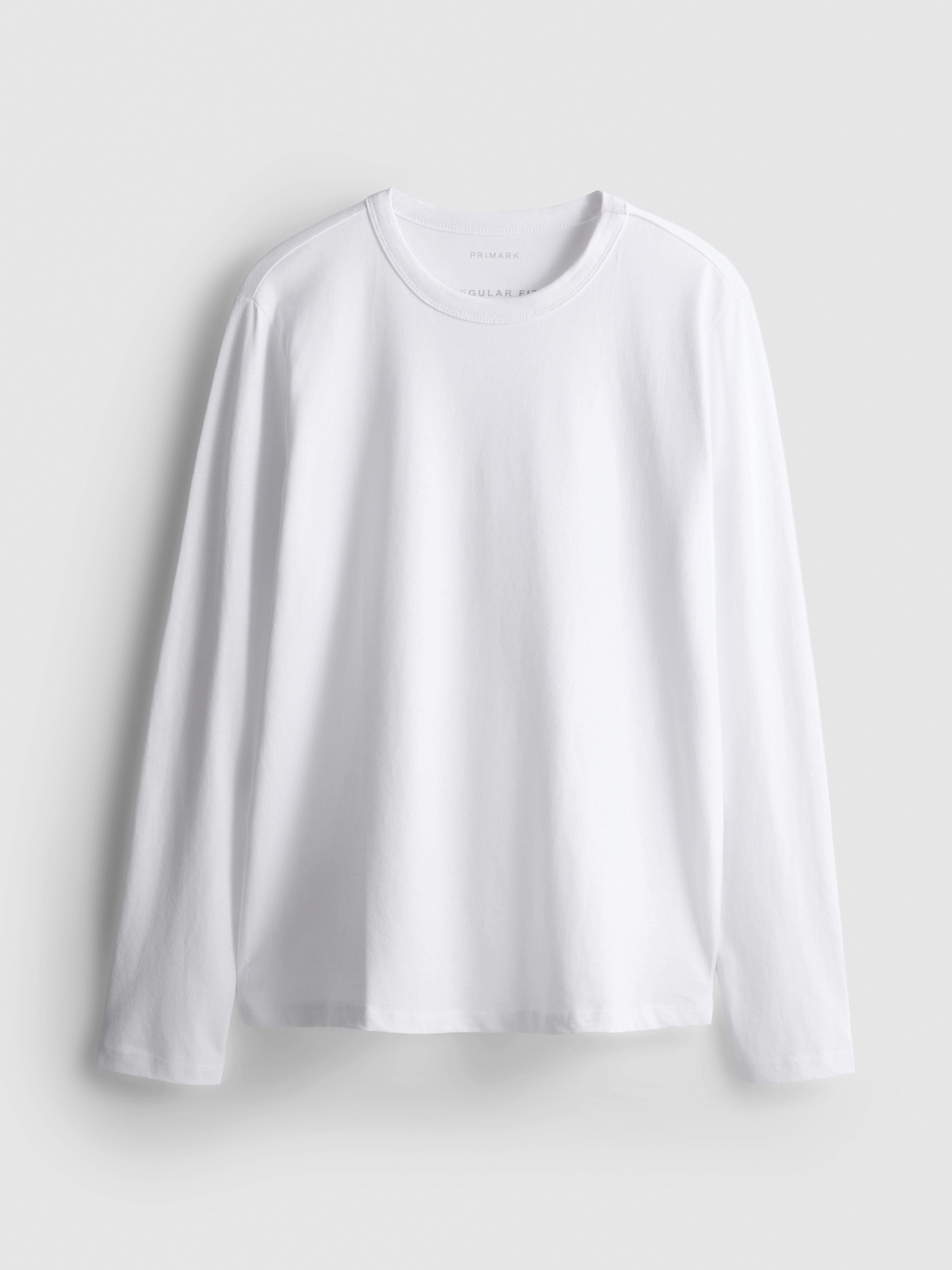 Pure Cotton Long Sleeve Crew Neck Tee