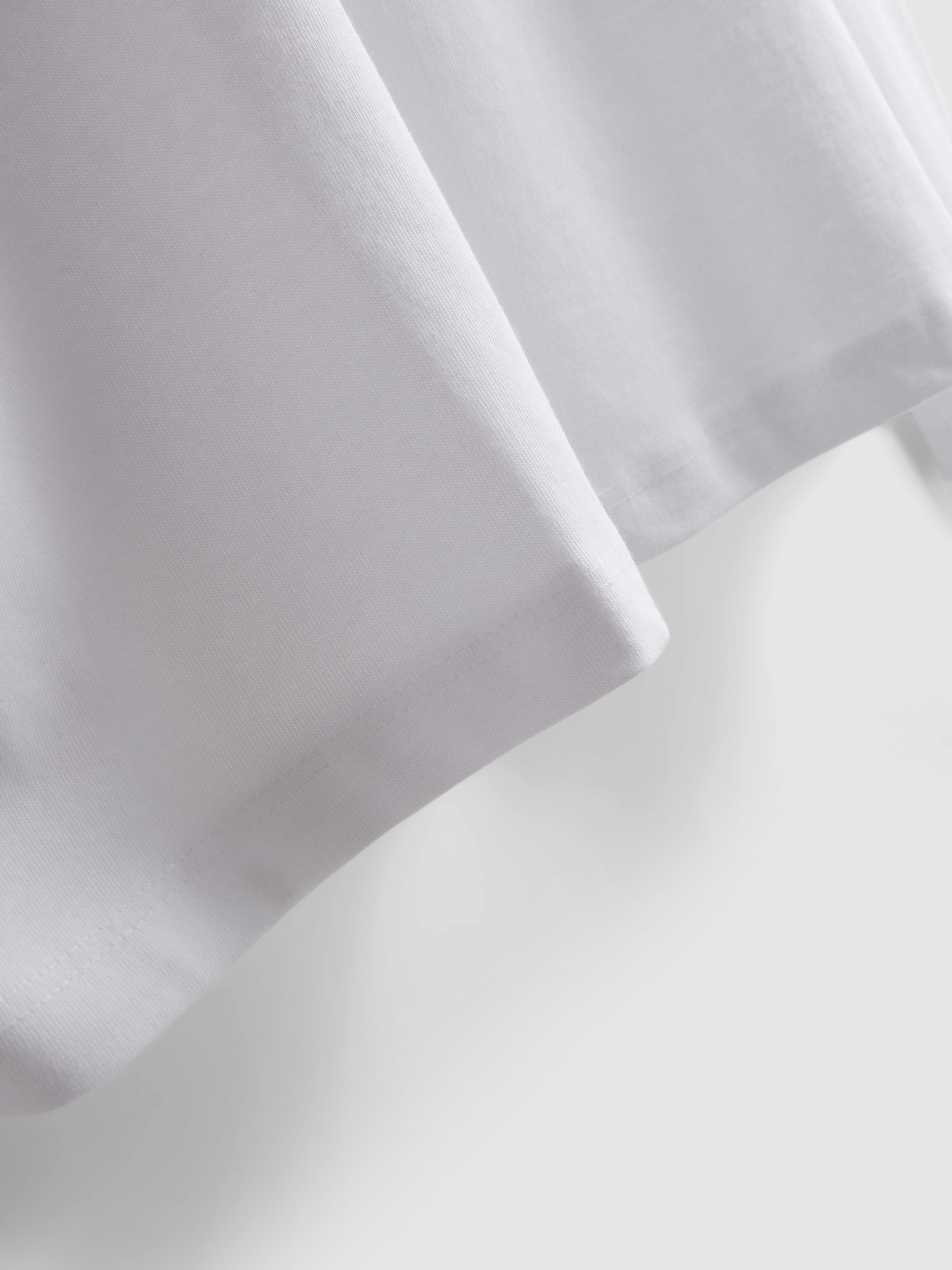 Pure Cotton Long Sleeve Crew Neck Tee