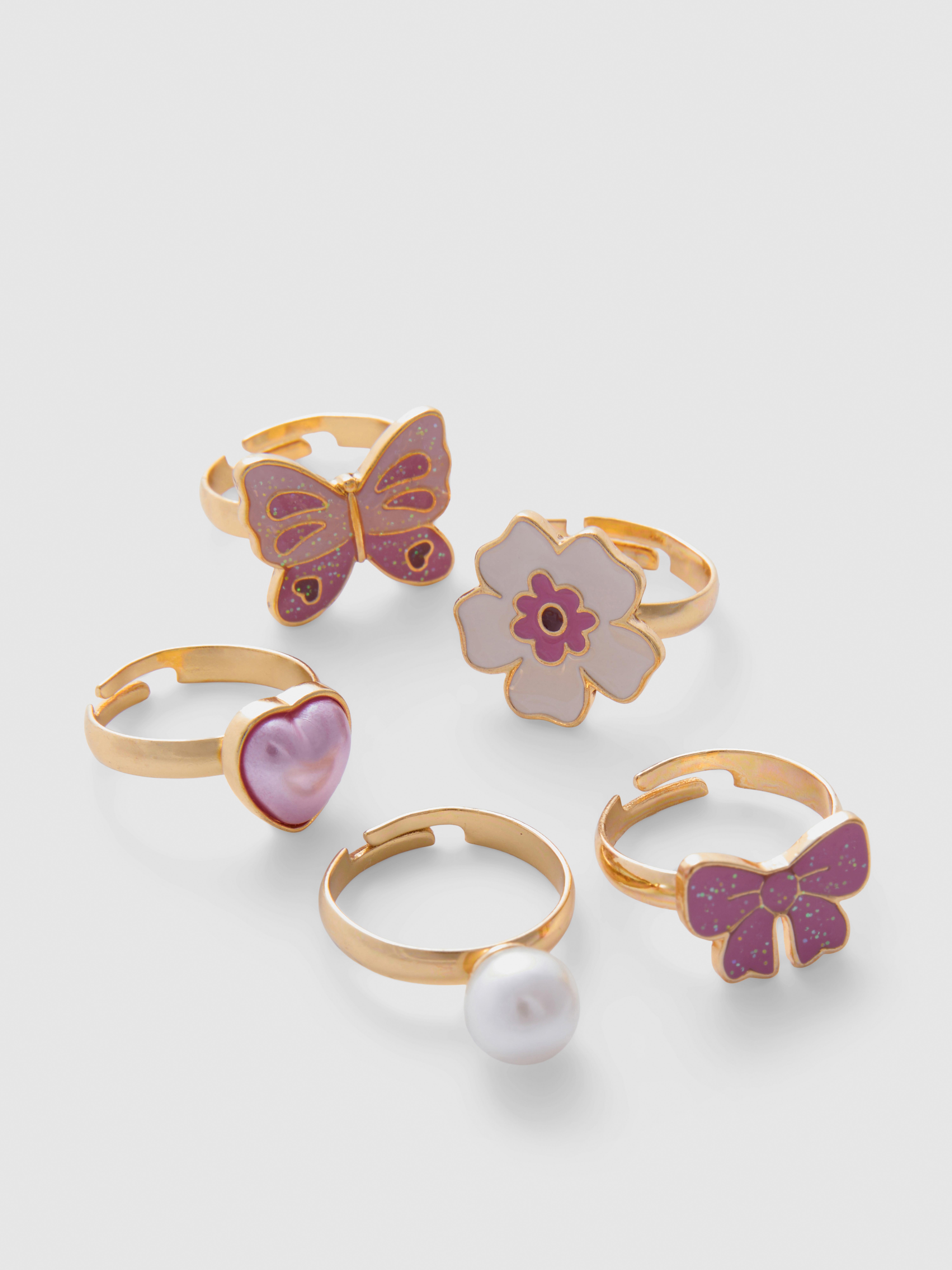 5-Pack Adjustable Rings