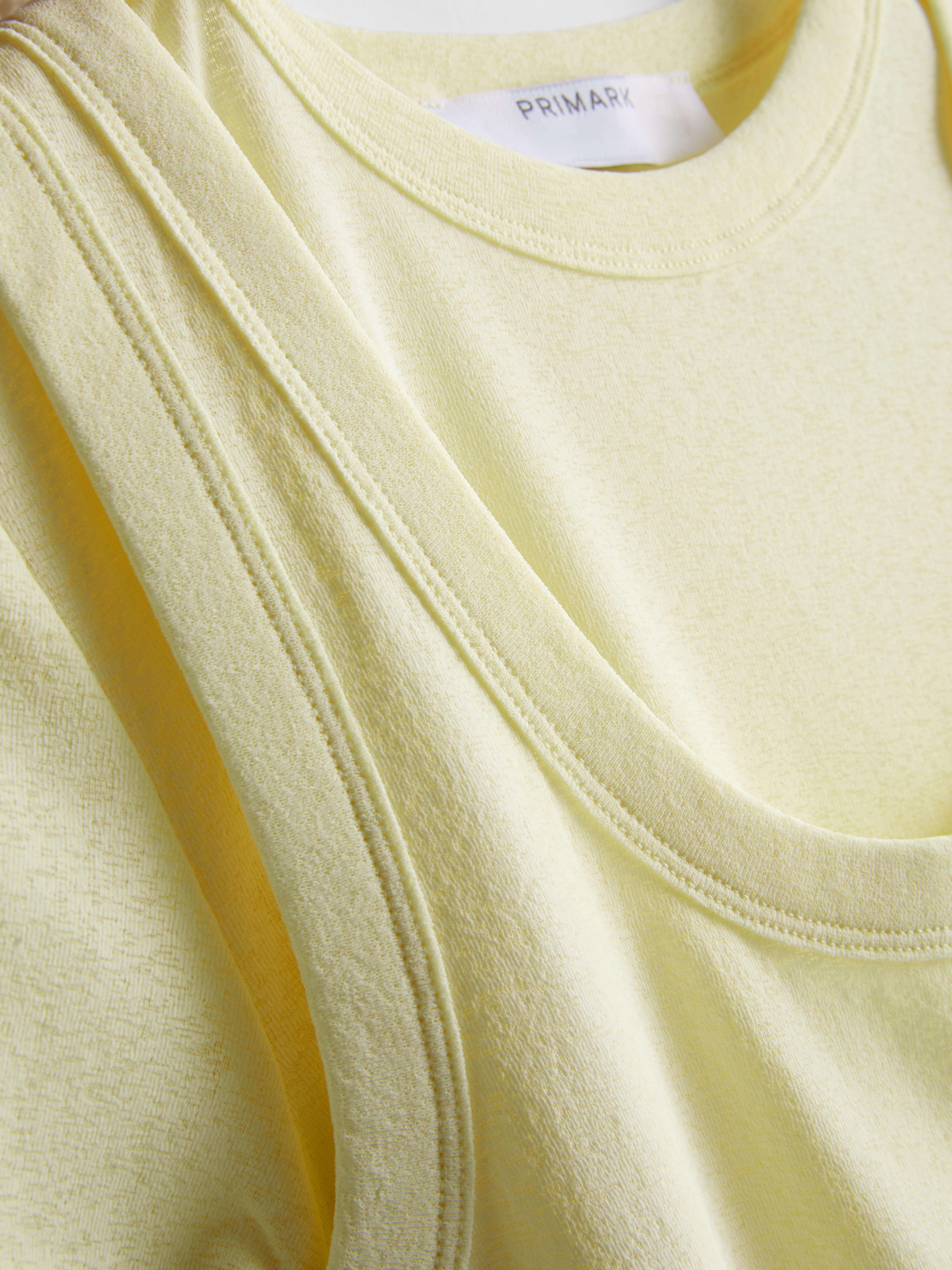 Dubbellaags hemd-T-shirt