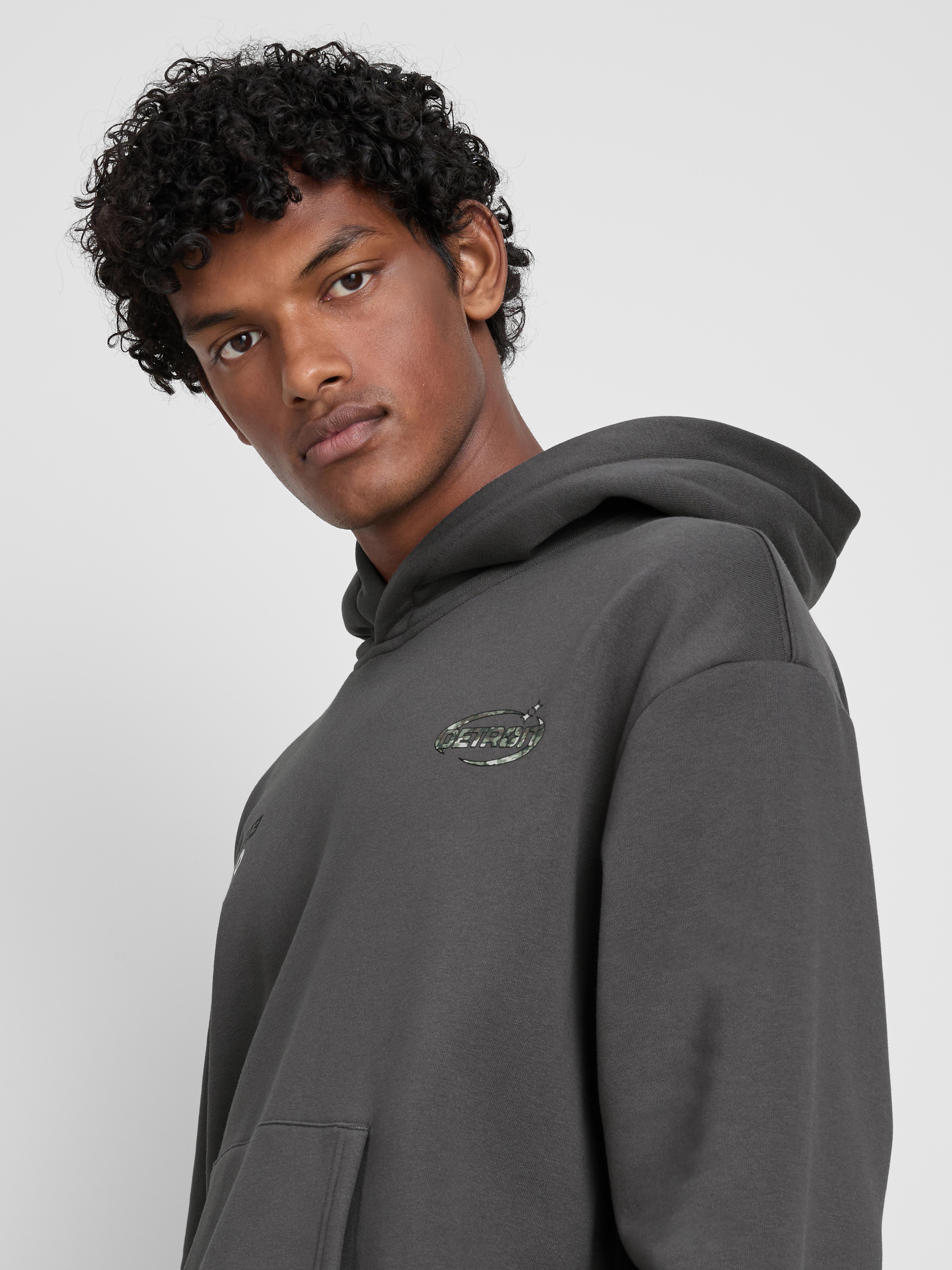 Detroit Cotton-Blend Graphic Hoodie