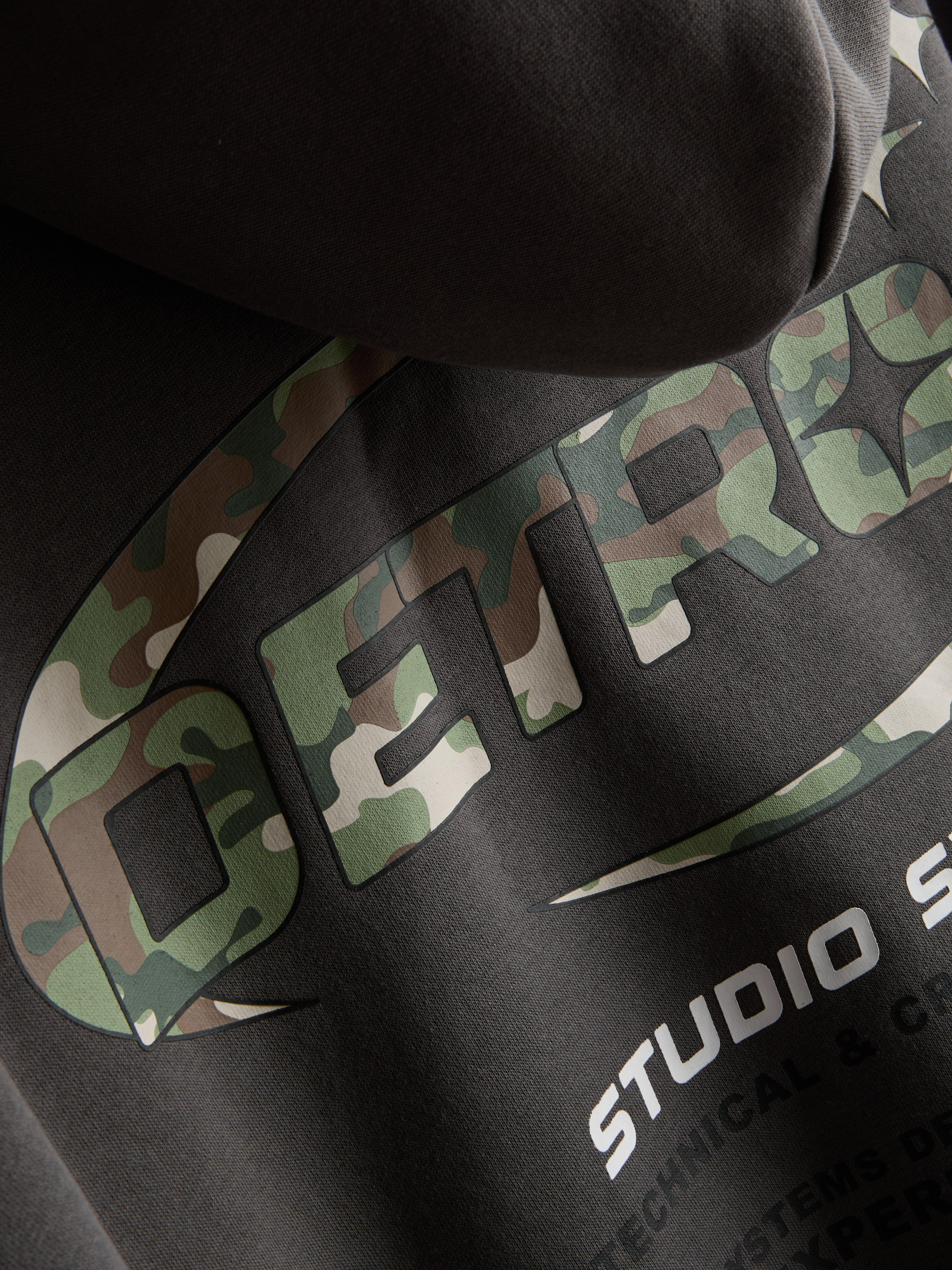 Detroit Cotton-Blend Graphic Hoodie