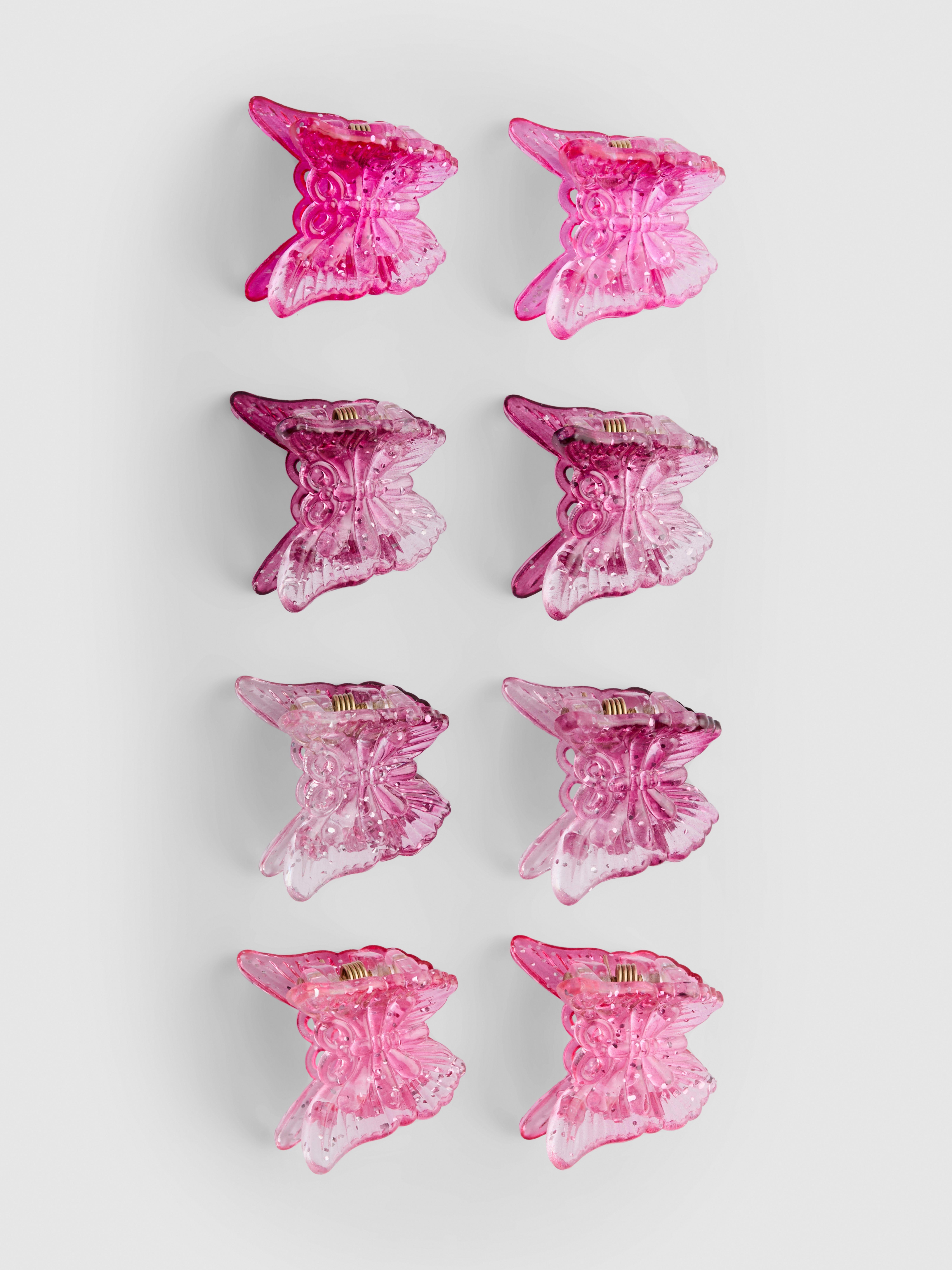 8-Pack Butterfly Hair Clips
