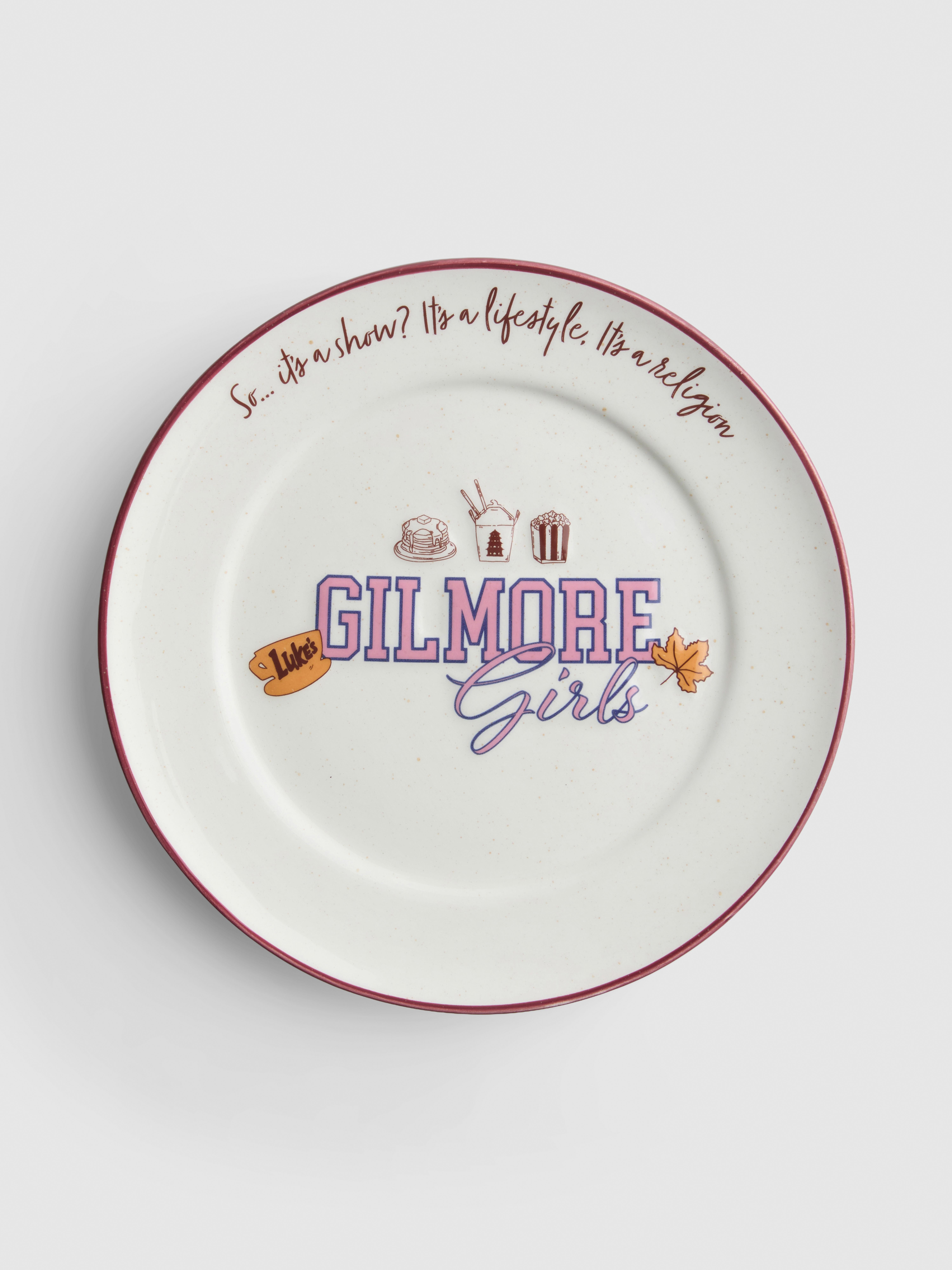 Gilmore Girls Logo Side Plate