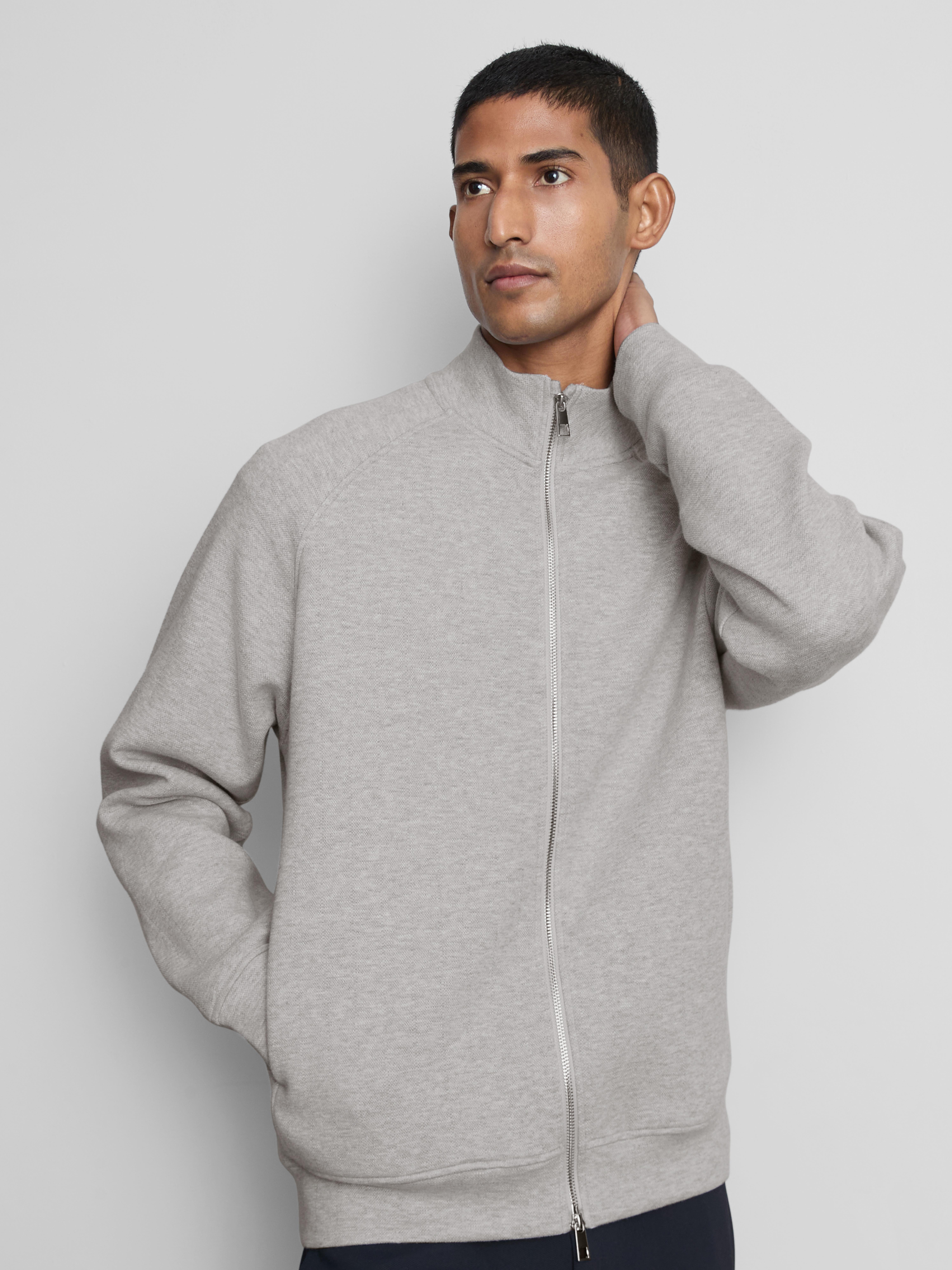 Cotton-Rich Zip-Through Sweatshirt