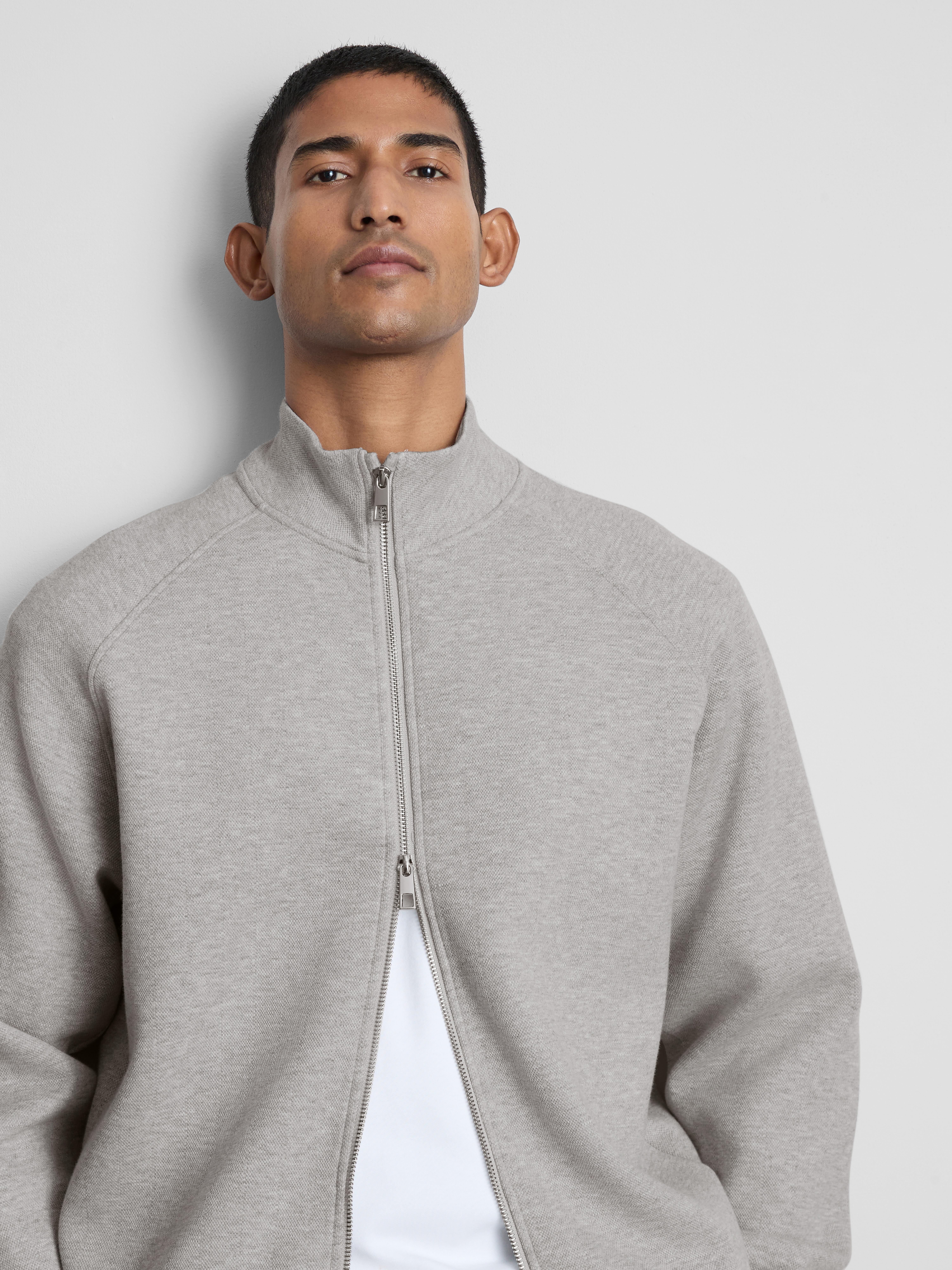 Cotton-Rich Zip-Through Sweatshirt