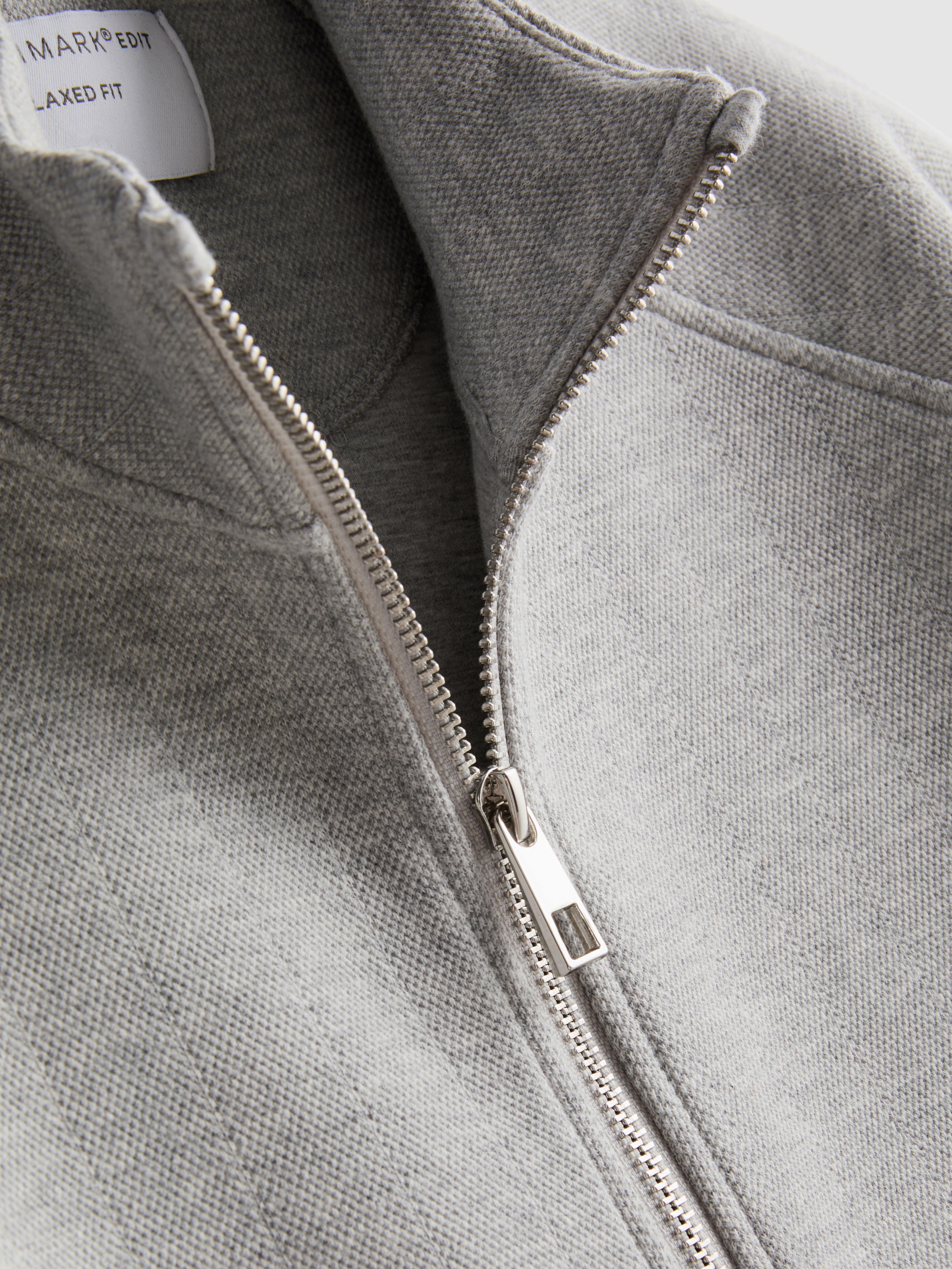 Cotton-Rich Zip-Through Sweatshirt