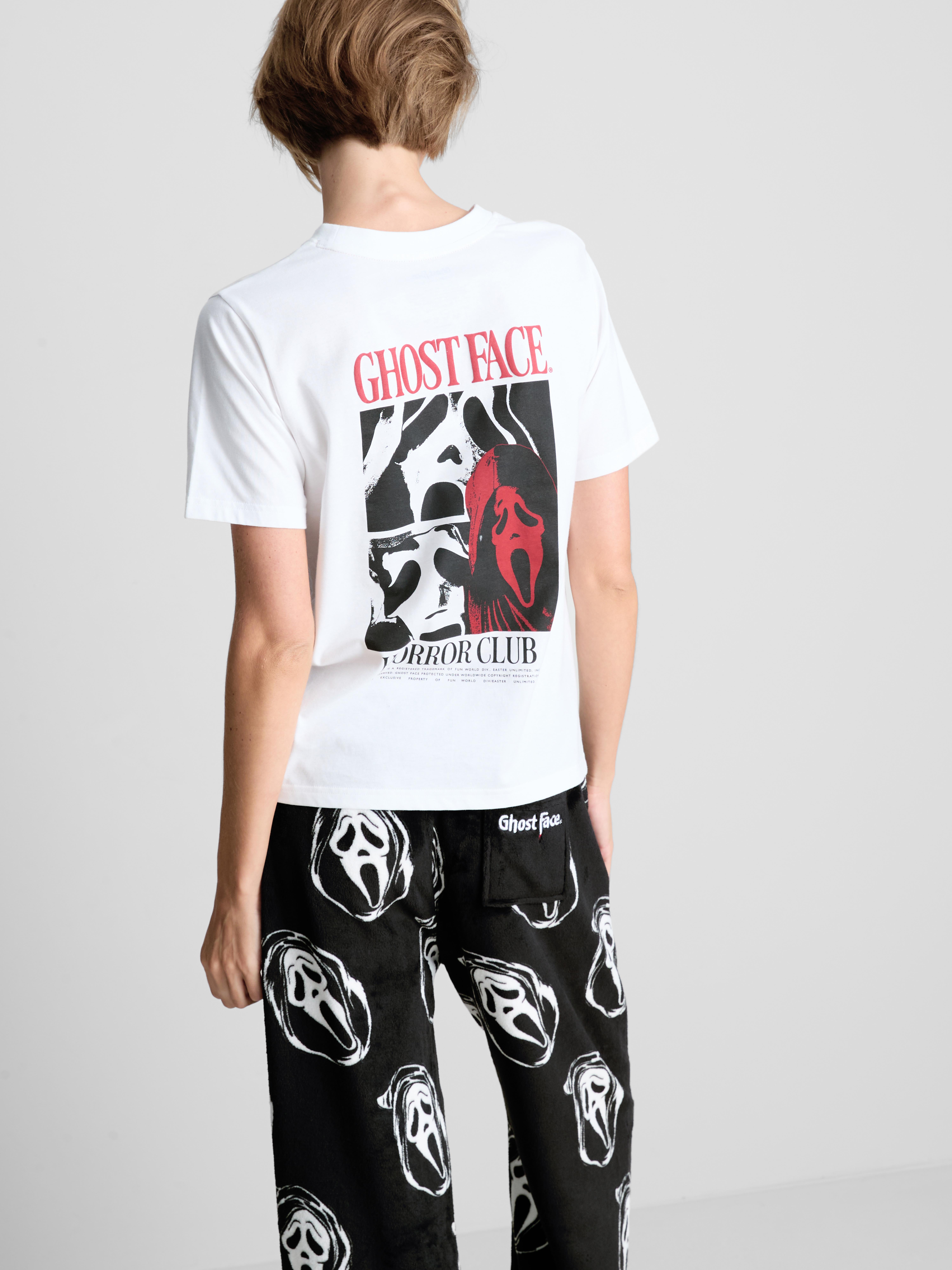 Scream Ghostface Cotton Rich Graphic Pajama Tee