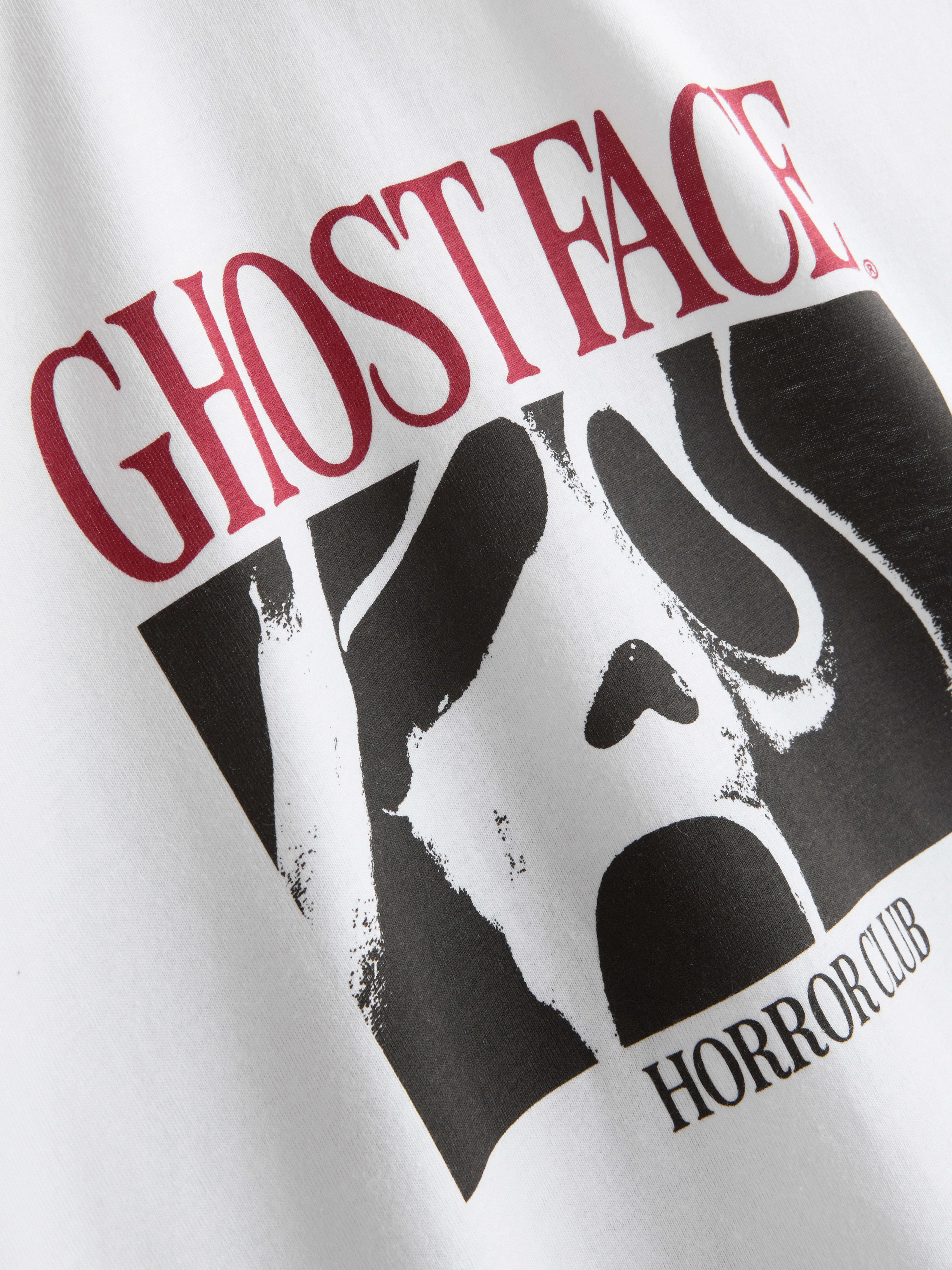 Scream Ghostface Cotton Rich Graphic Pajama Tee