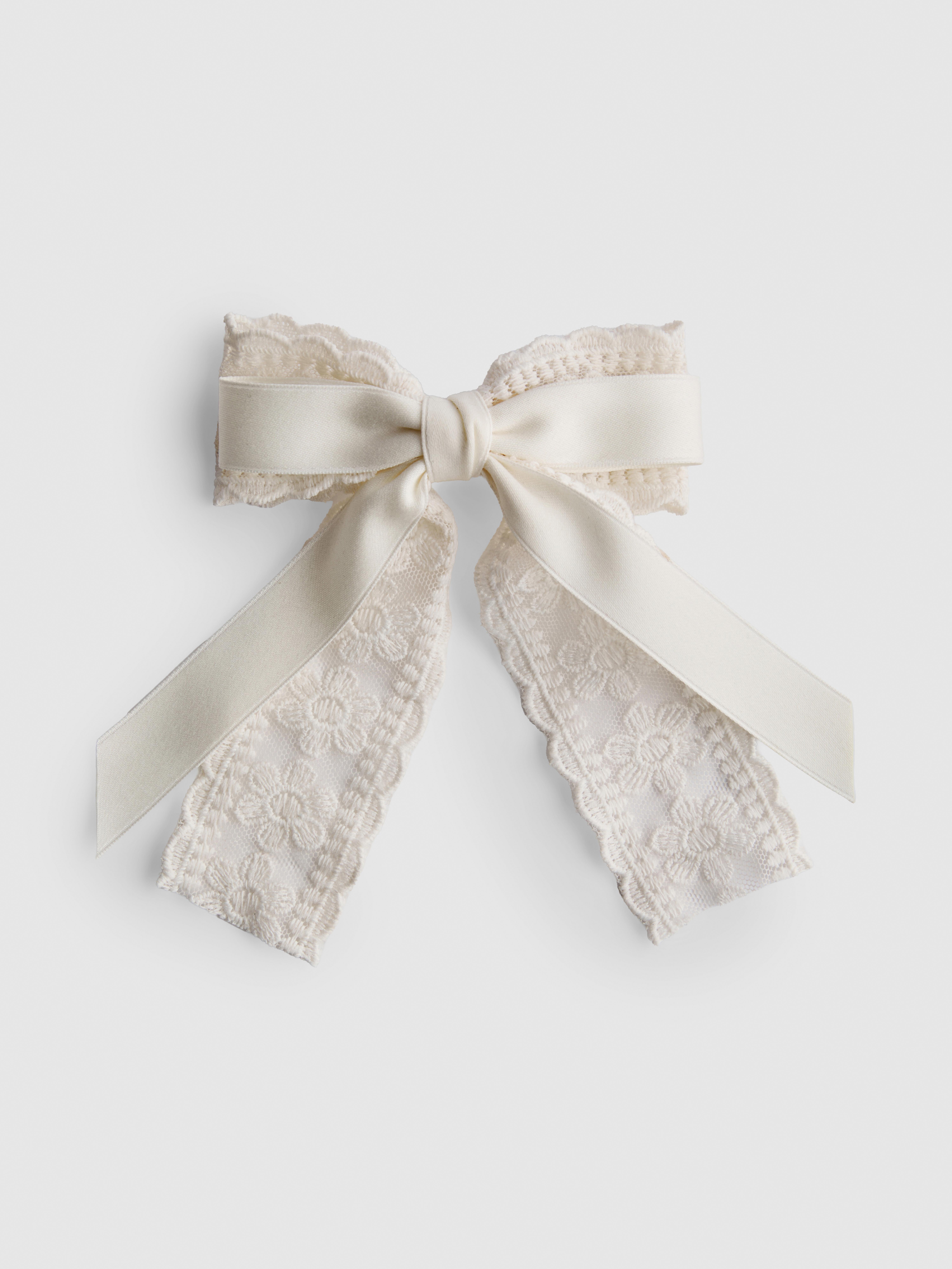Lace Bow Hair Clip