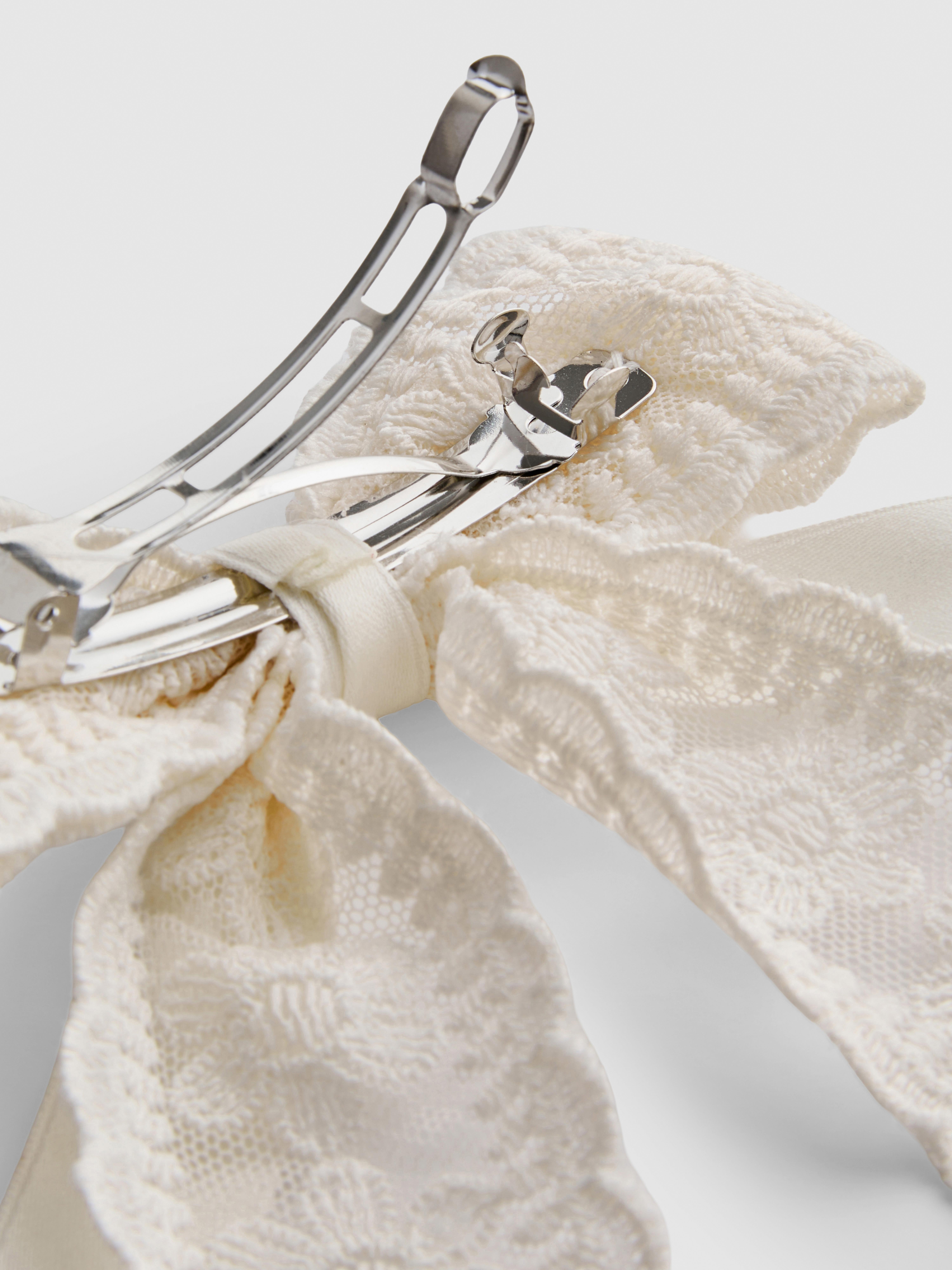 Lace Bow Hair Clip