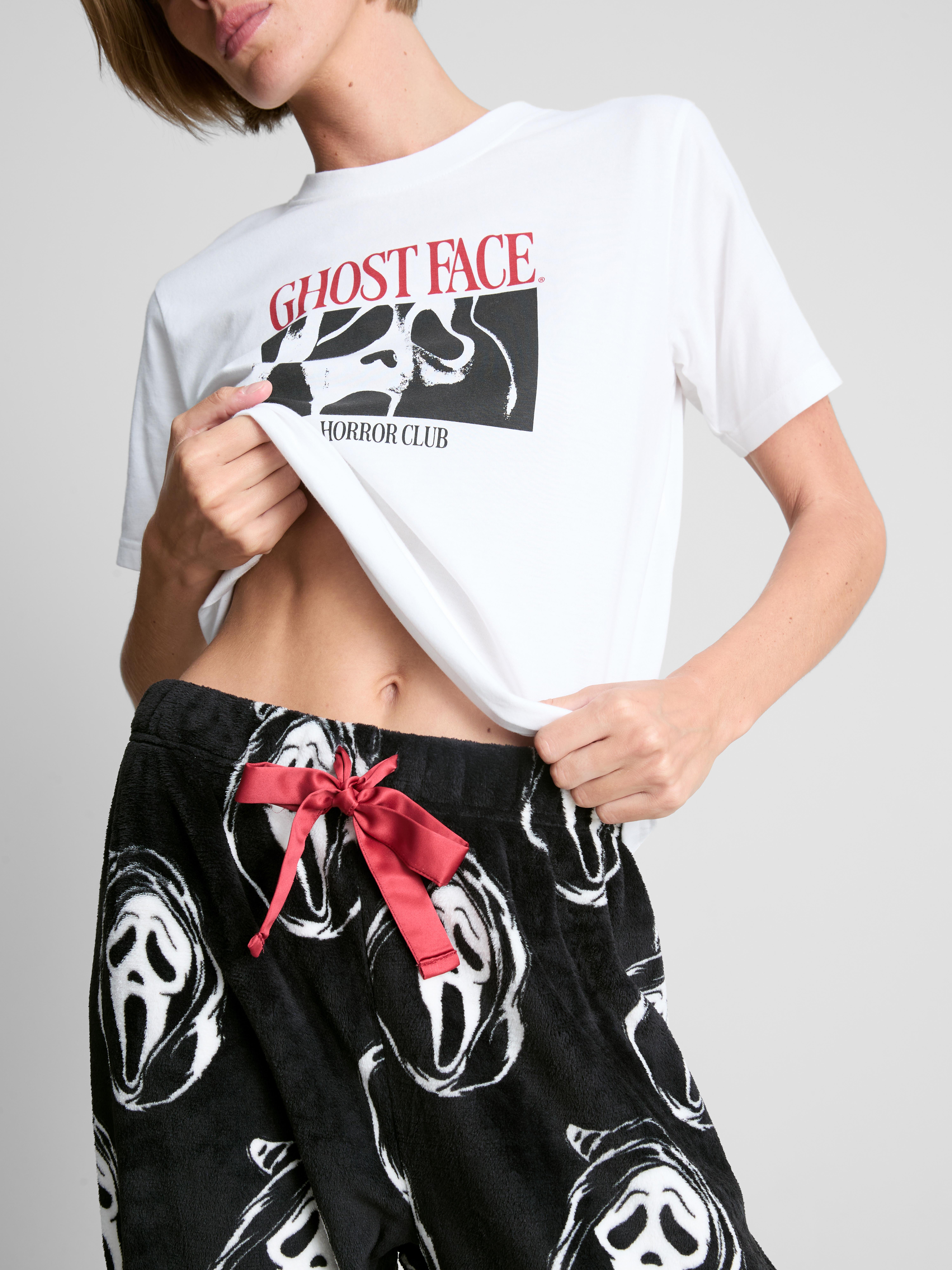 Scream Ghostface Plush Graphic Pajama Bottoms