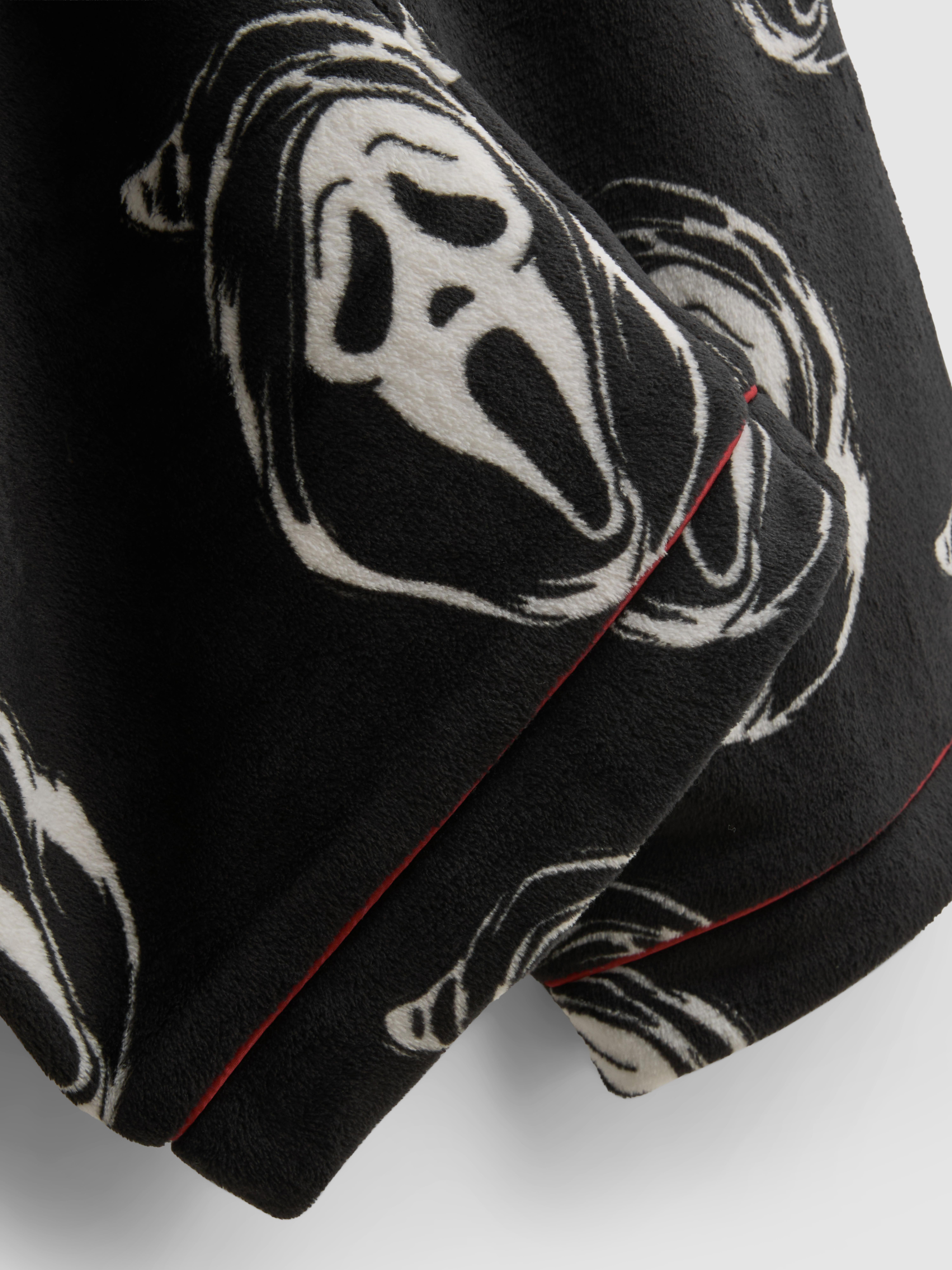 Scream Ghostface Plush Graphic Pajama Bottoms