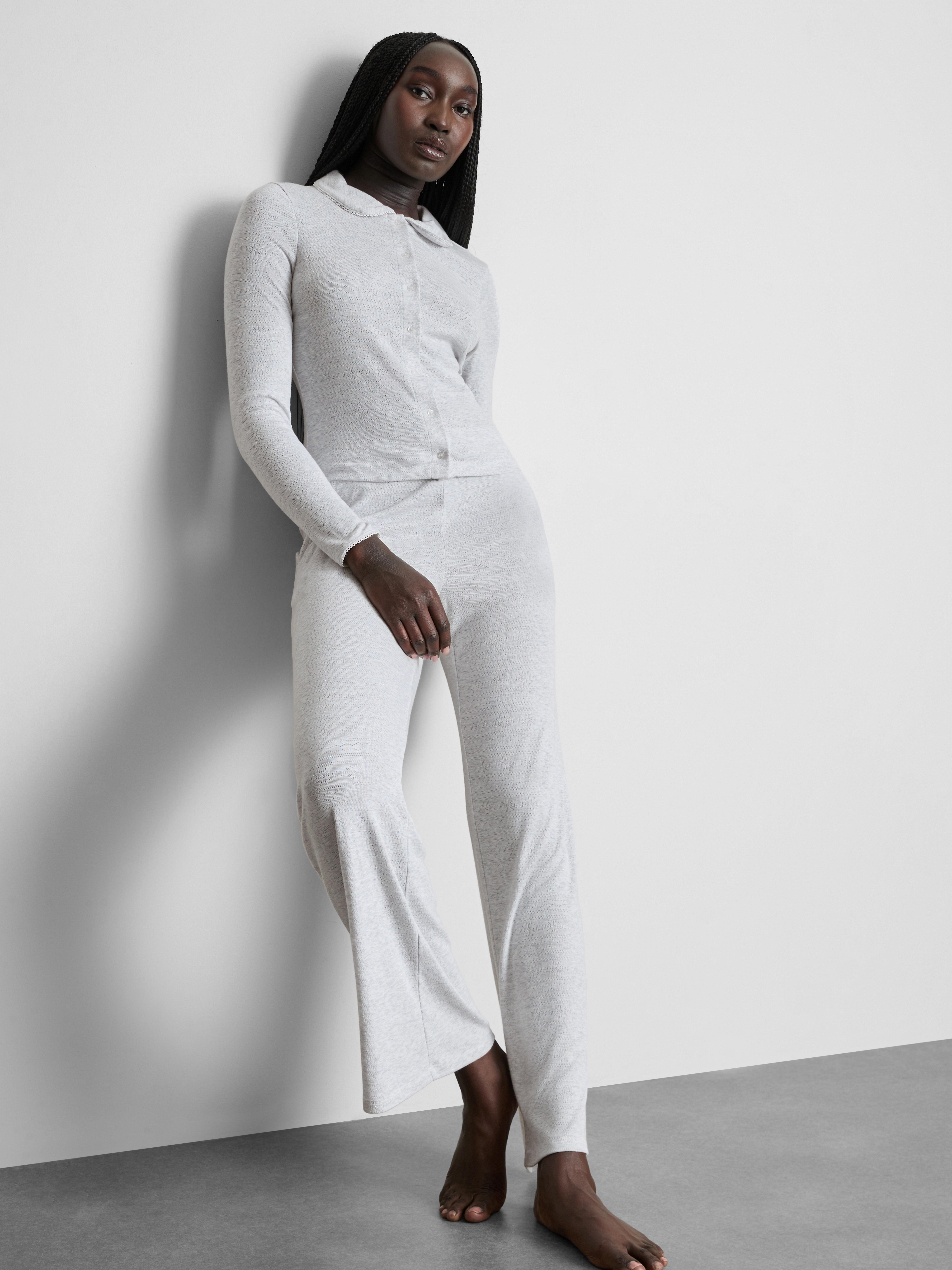 Love To Lounge Pointelle Knit Cardigan