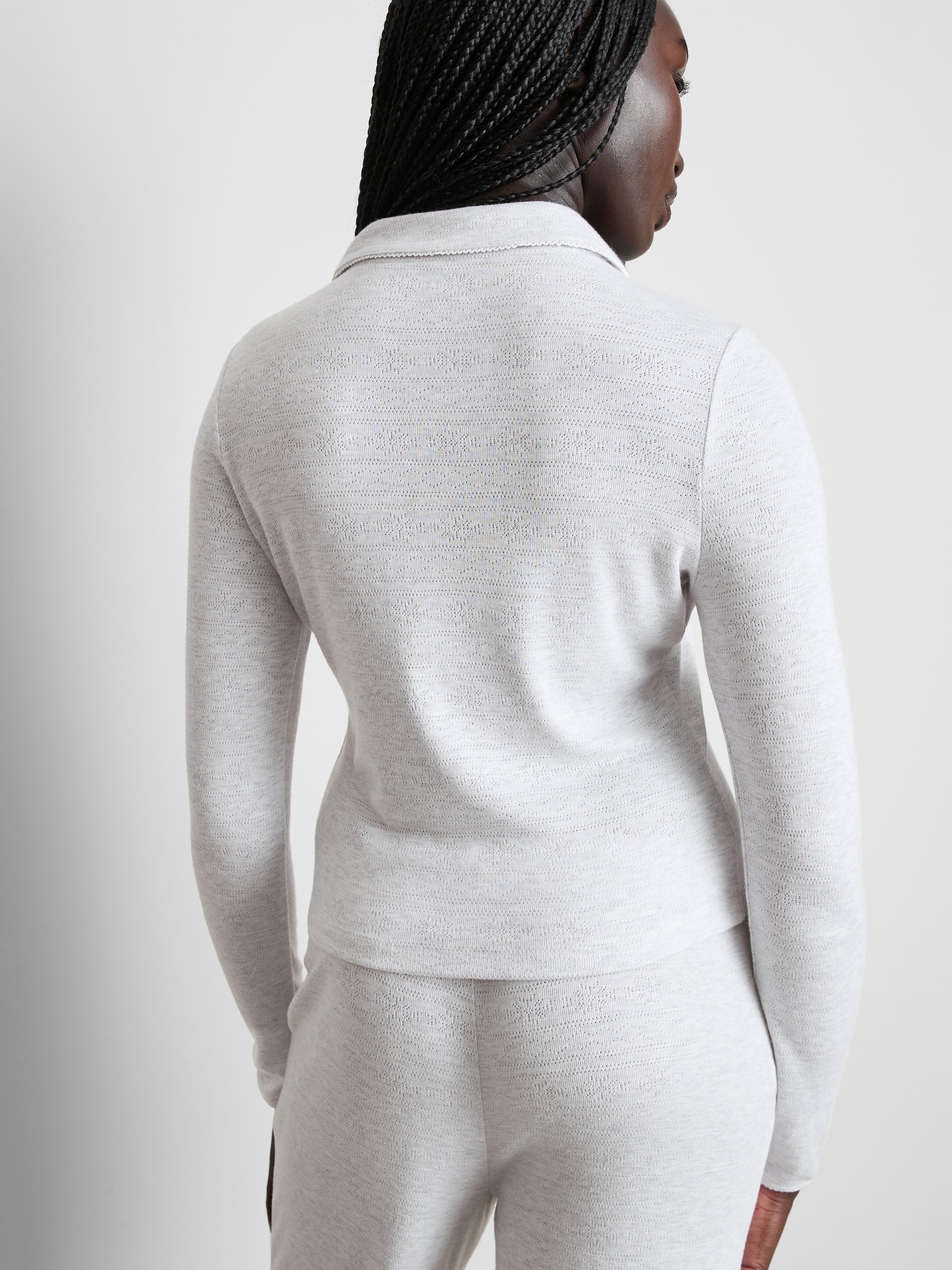 Love To Lounge Pointelle Knit Cardigan