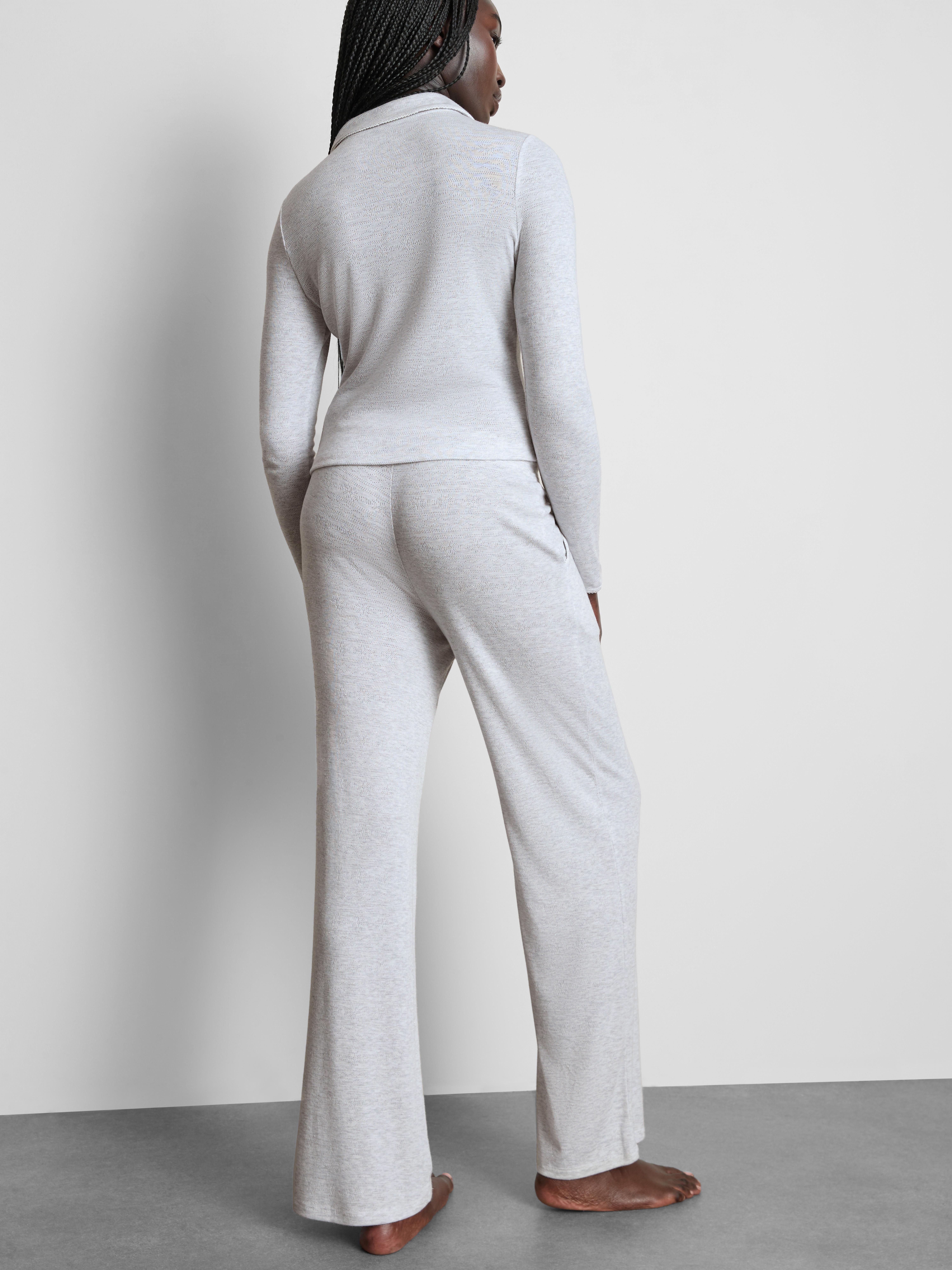 Love To Lounge Pointelle Straight Leg Pajama Bottoms