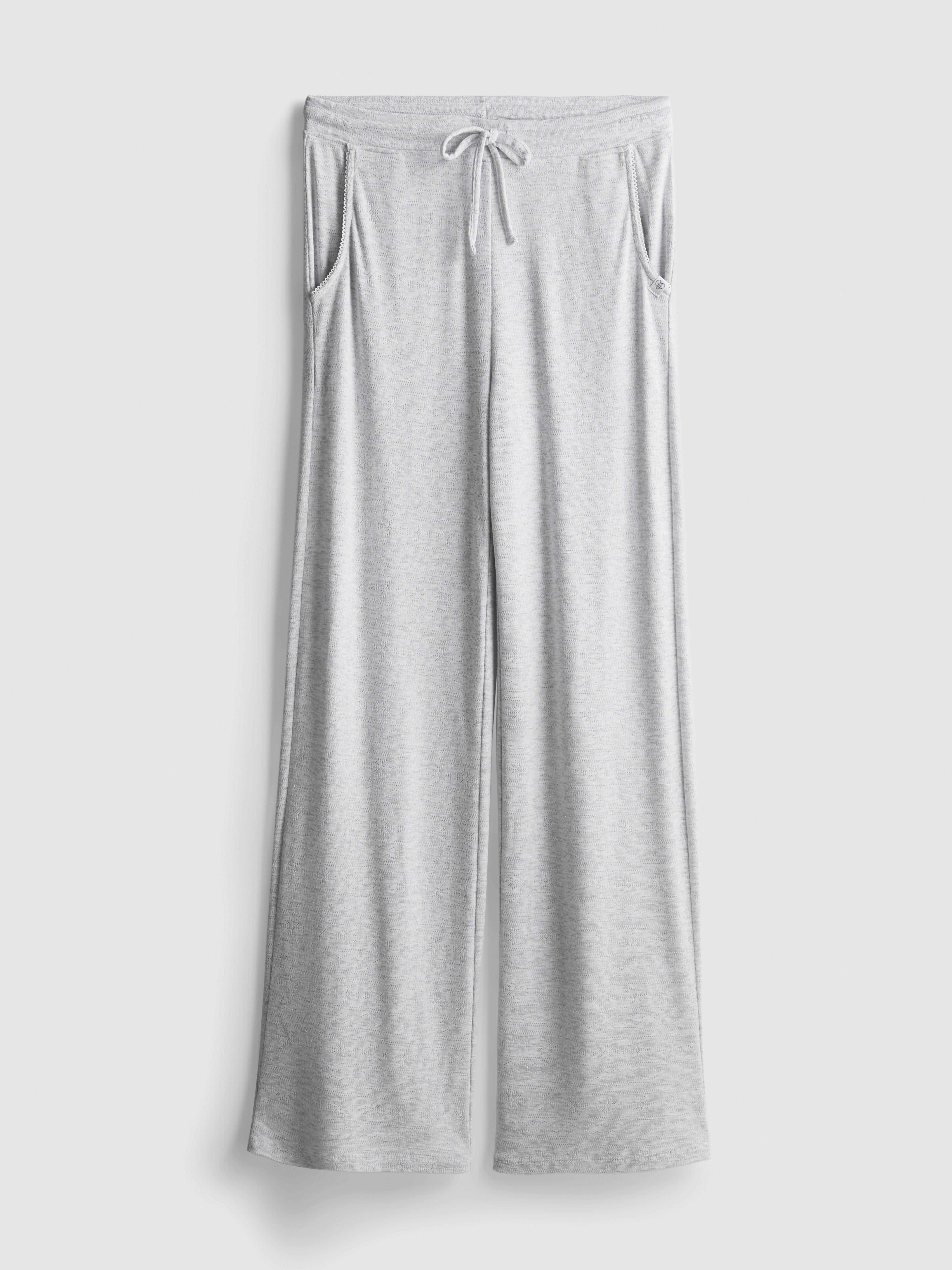 Love To Lounge Pointelle Straight Leg Pajama Bottoms