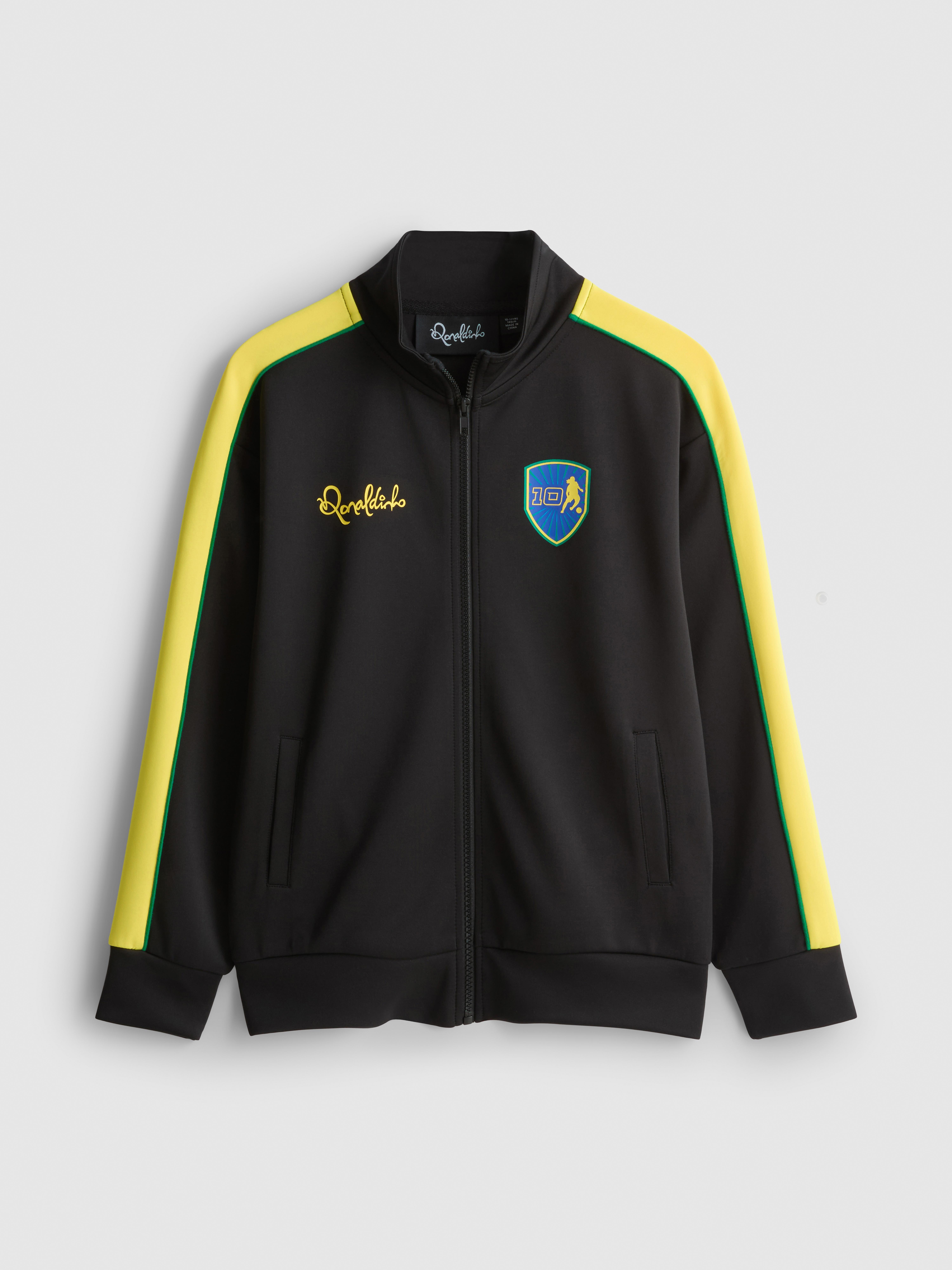 7-15yrs | Ronaldinho Zip-Up Sweatshirt