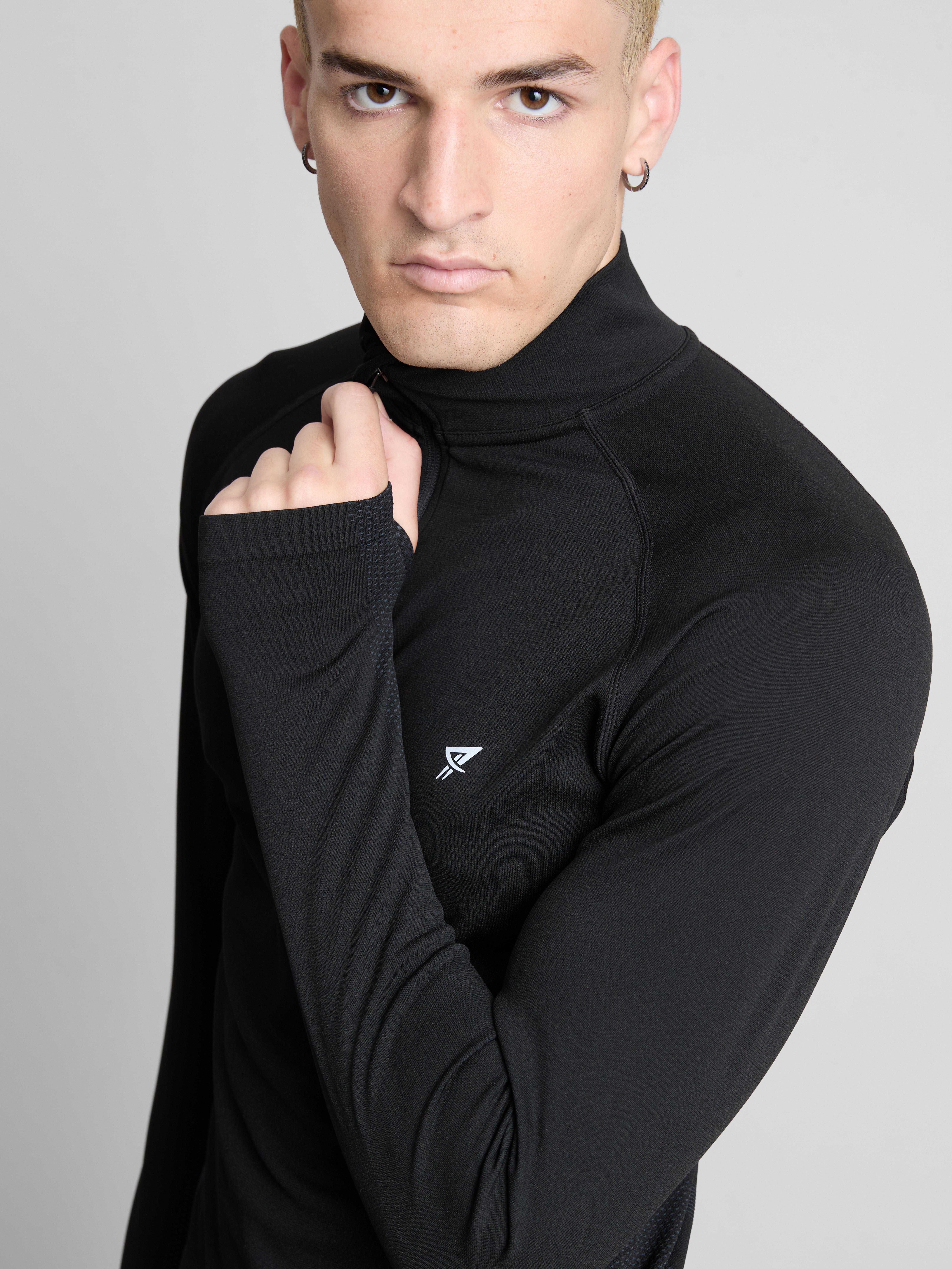 Quarter Zip Gym Top