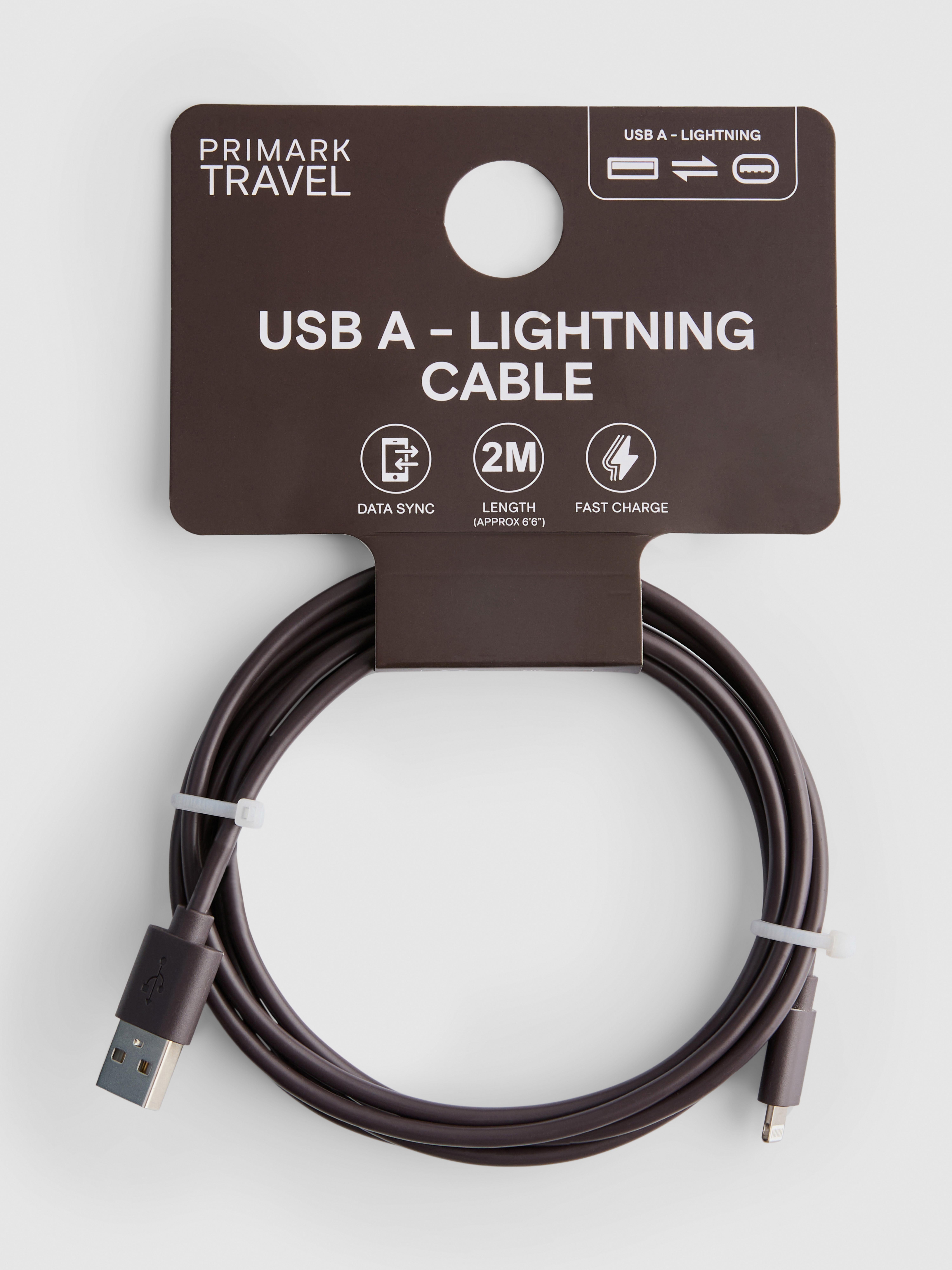 2m USB-A To Lightning Cable