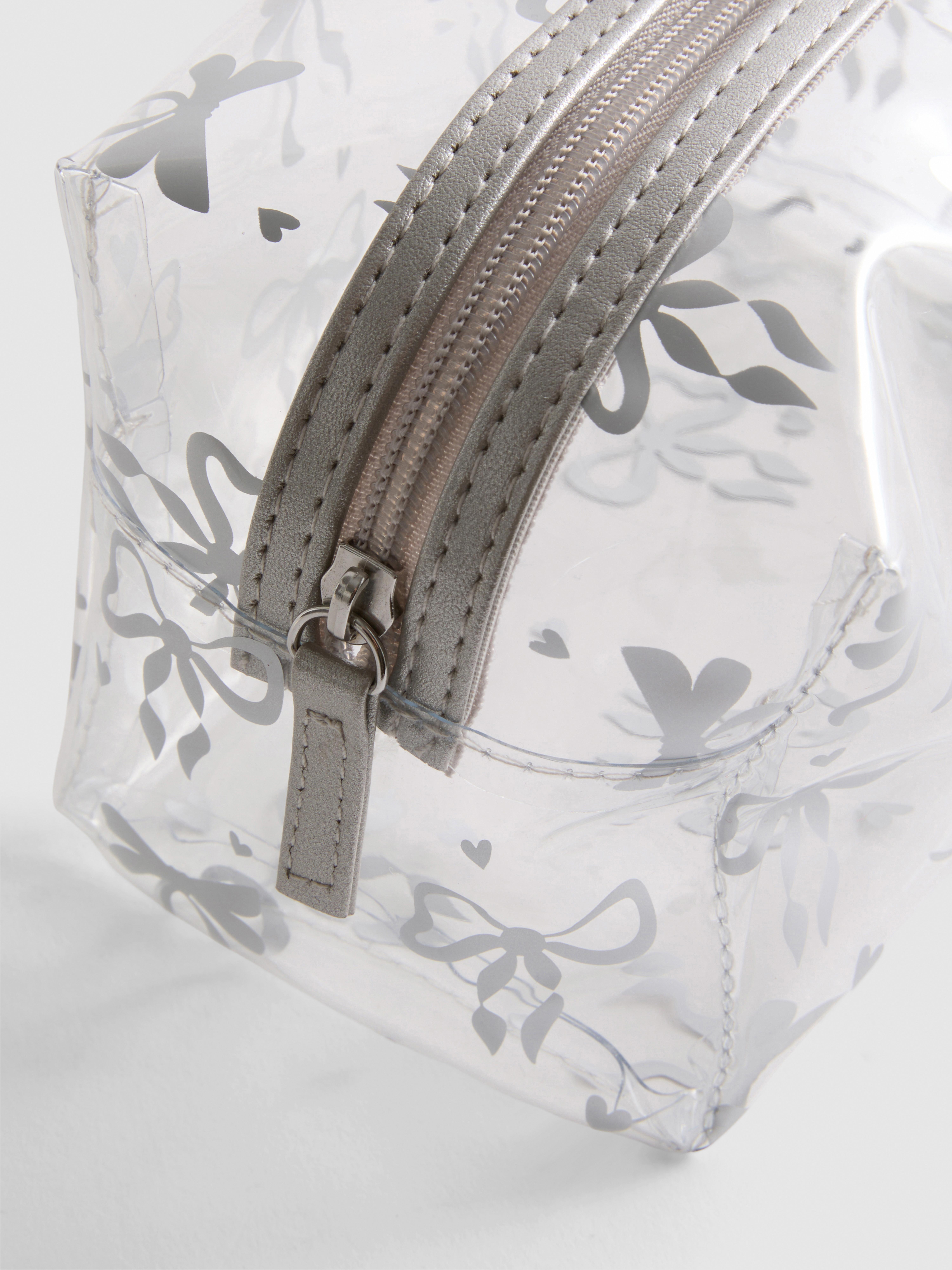 Bow Clear Makeup Bag