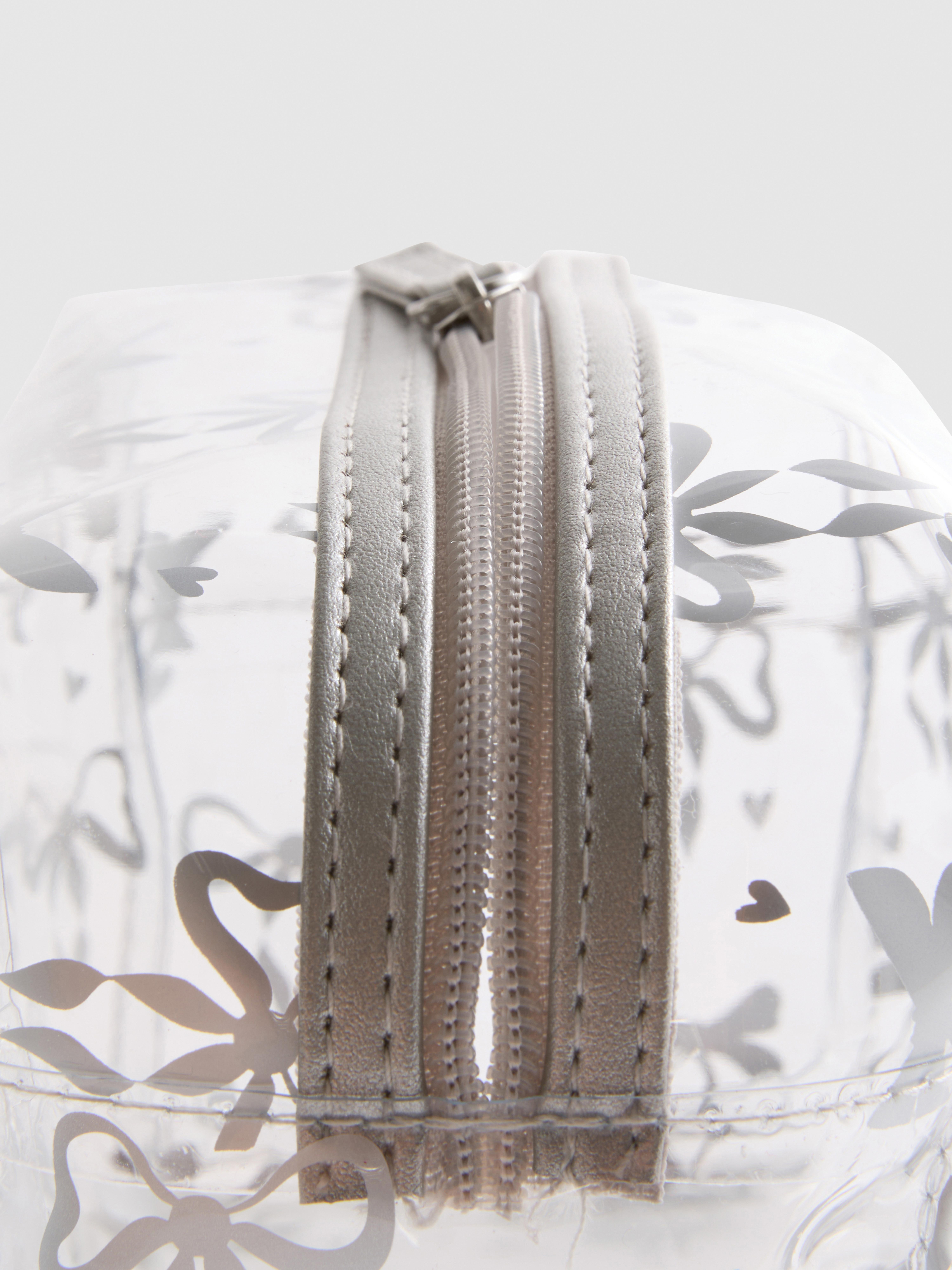 Bow Clear Makeup Bag