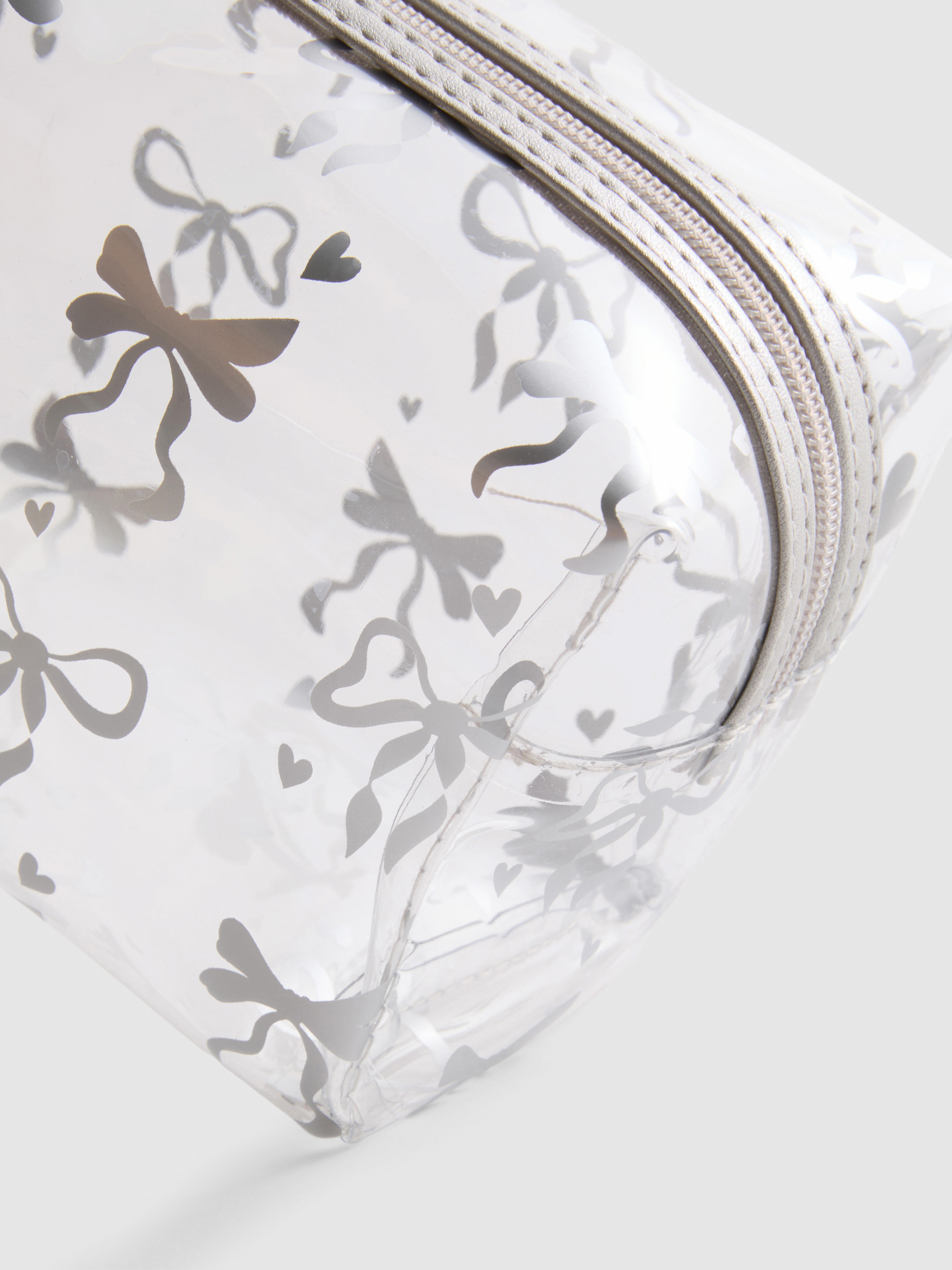 Bow Clear Makeup Bag