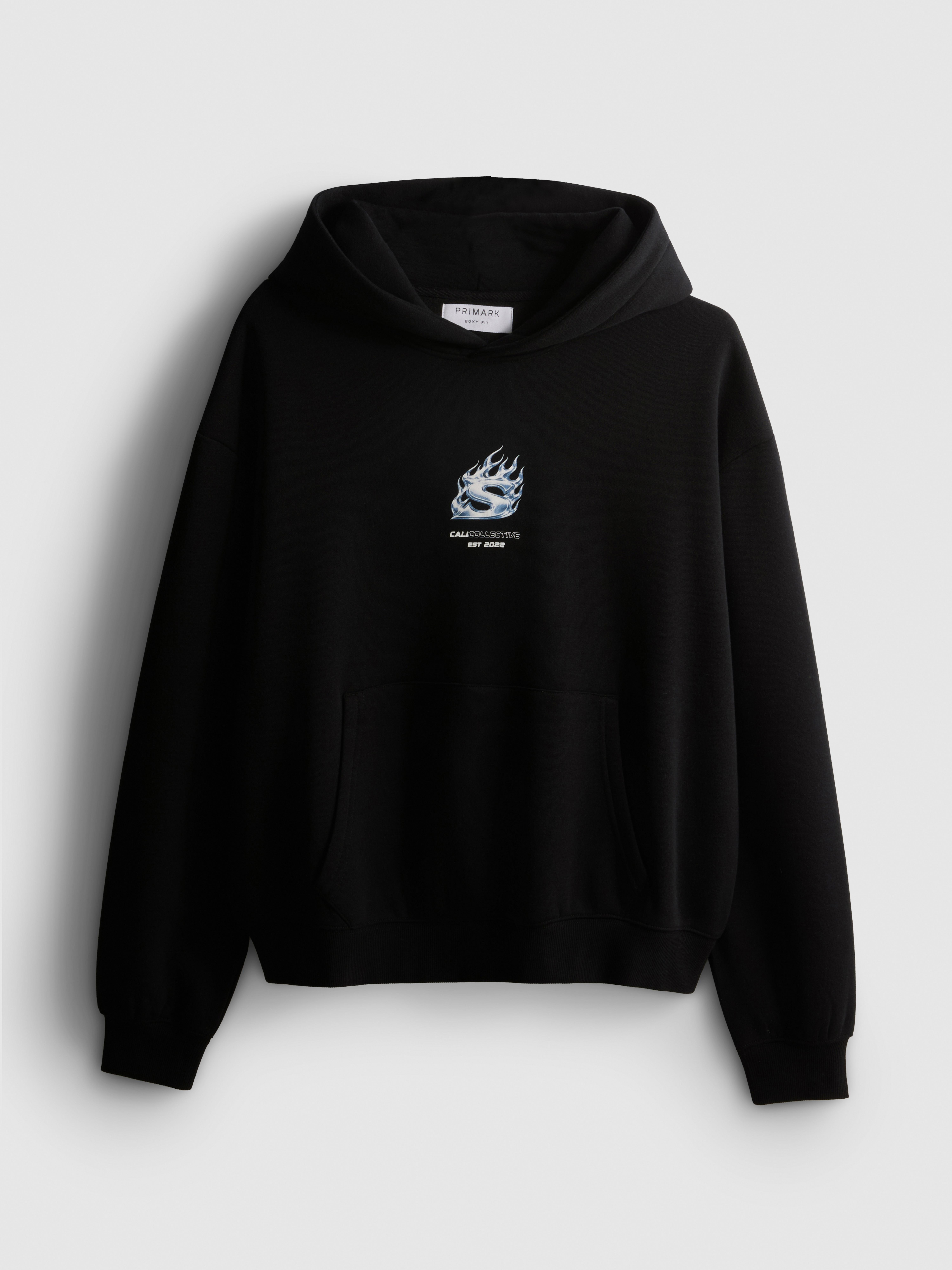 Cali Collective Cotton-Blend Graphic Hoodie