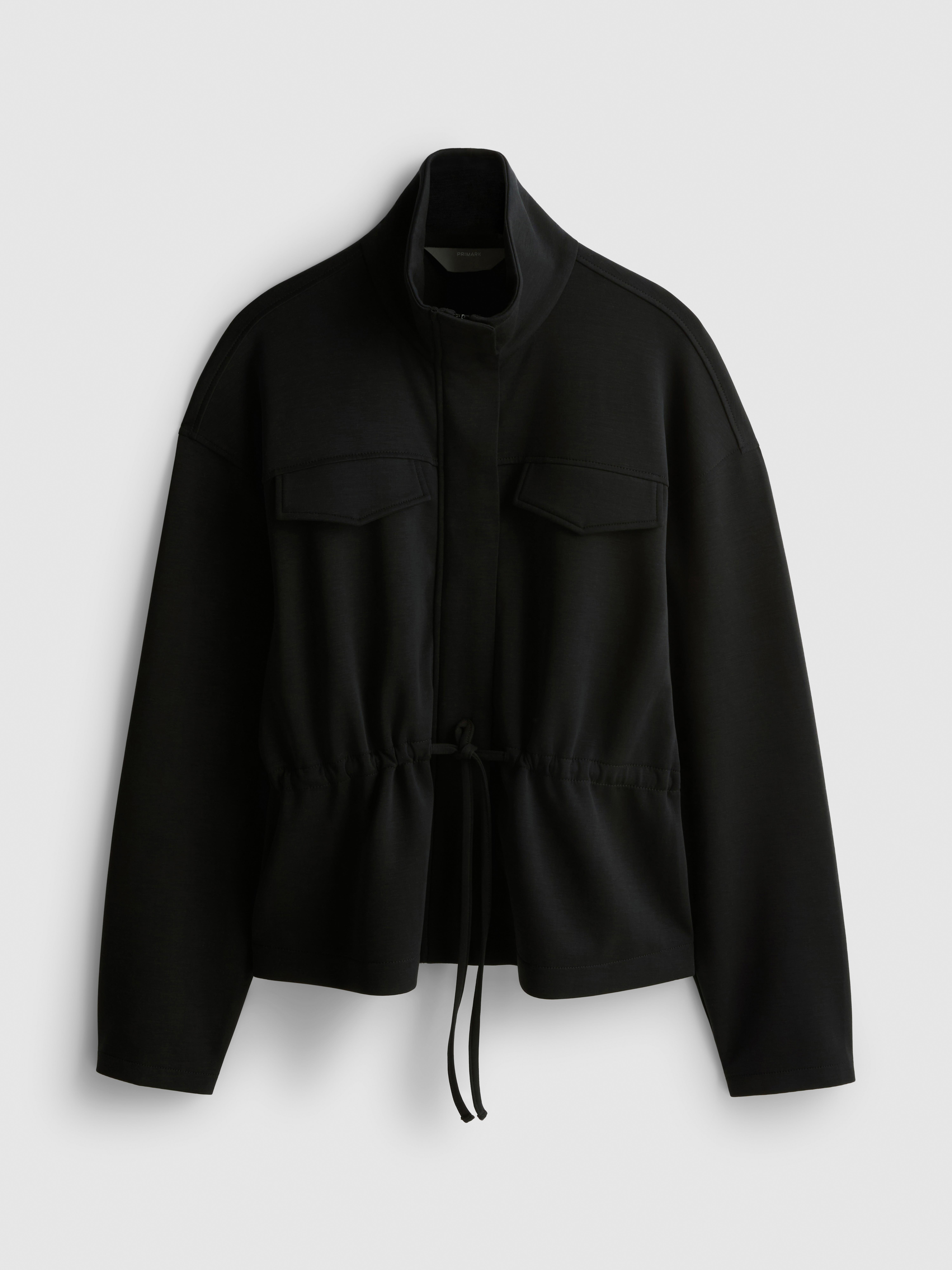 Modal Blend Cinched Track Top
