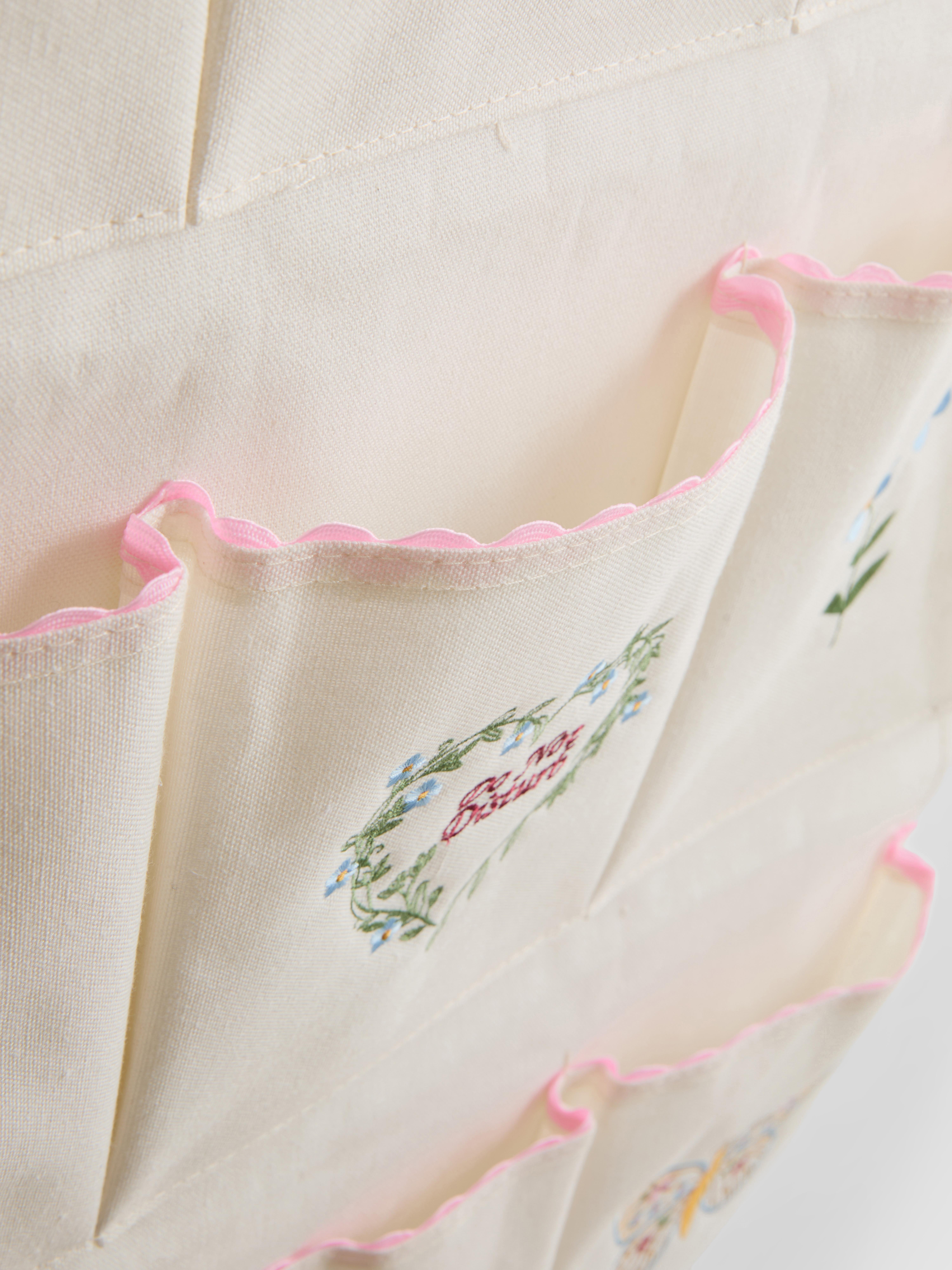 Embroidered Hanging Organiser