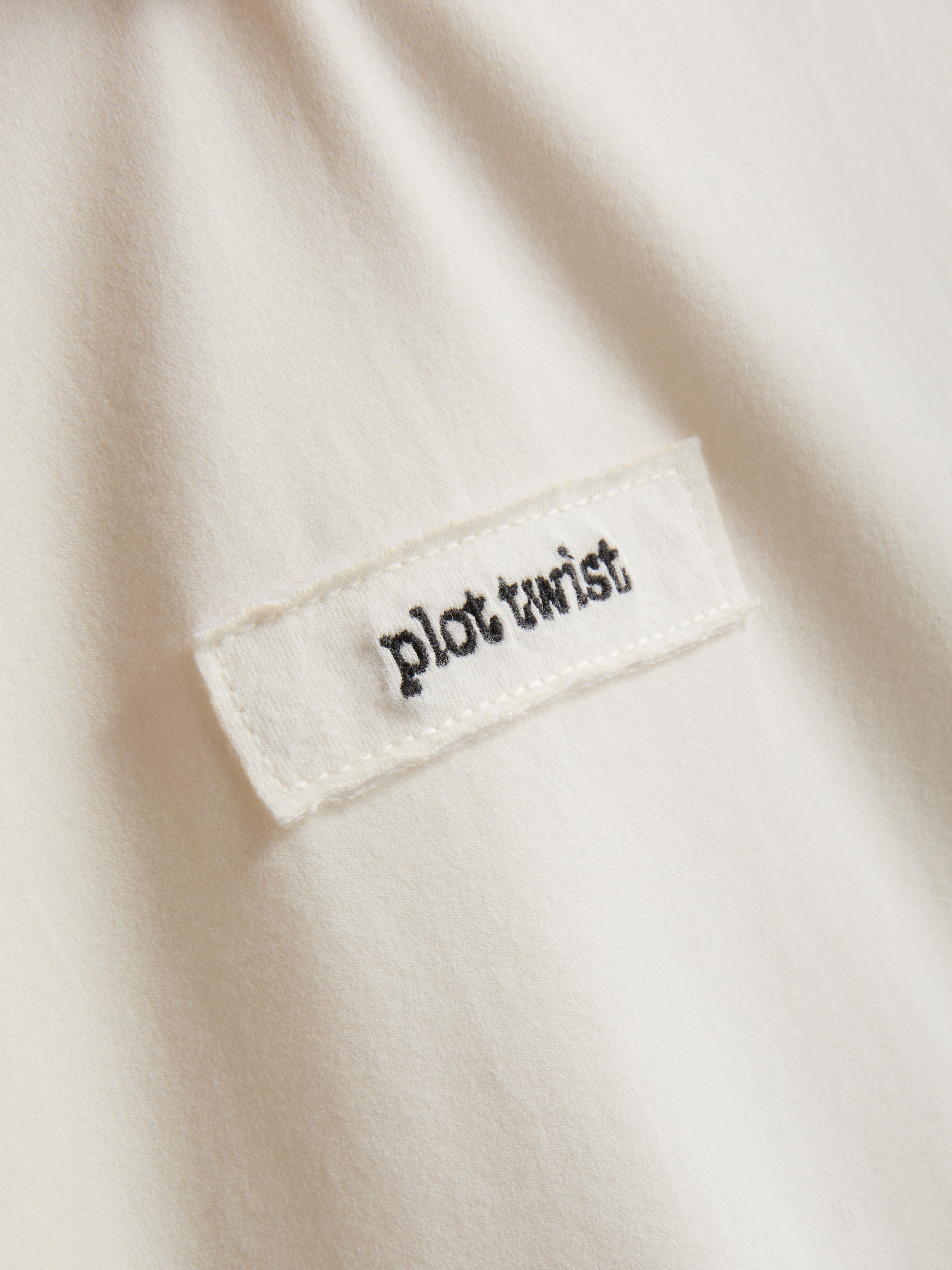 Paula Echevarría Cap-Sleeve Slogan Tee
