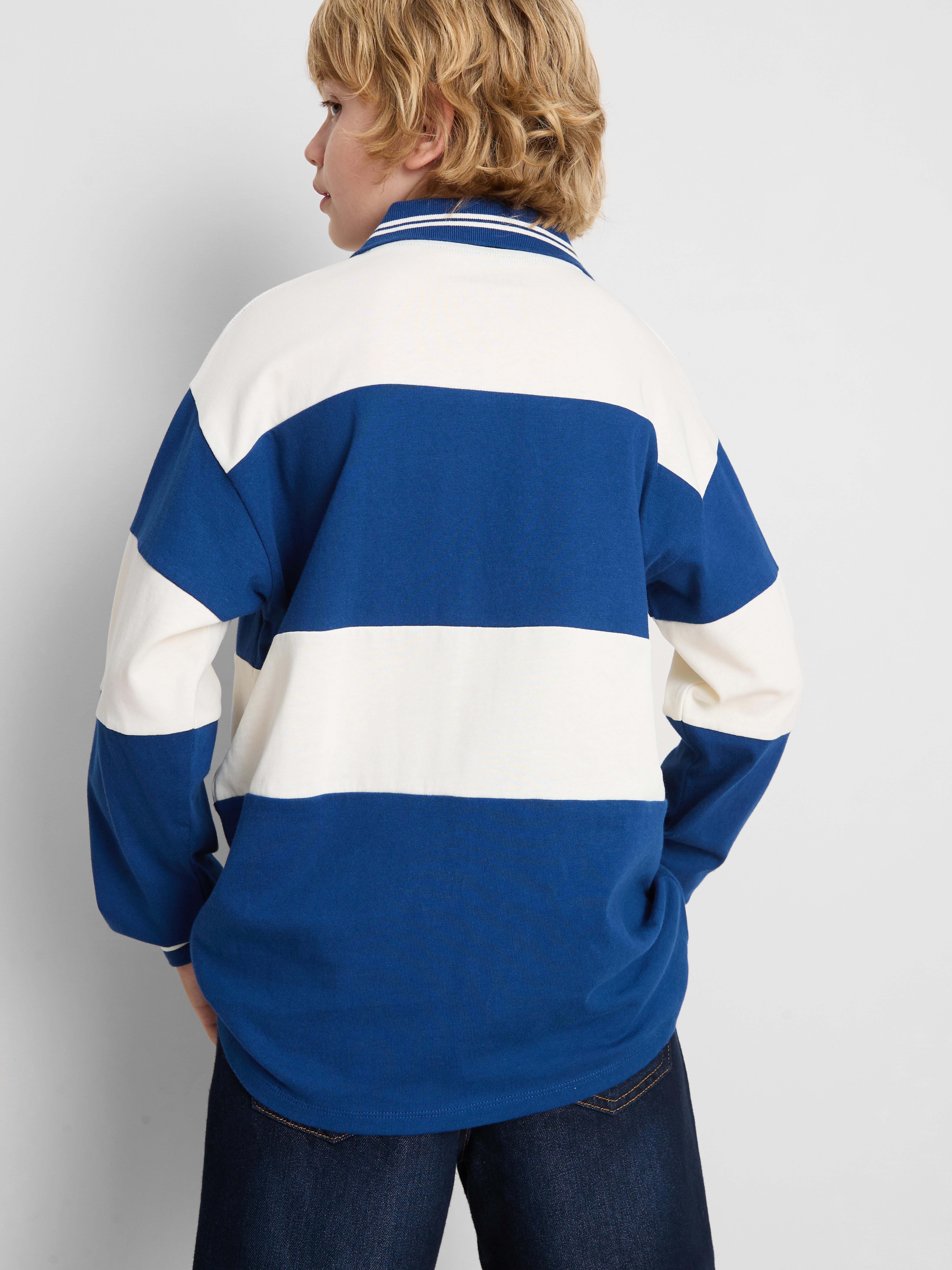 7-15yrs | Stripe Rugby Shirt