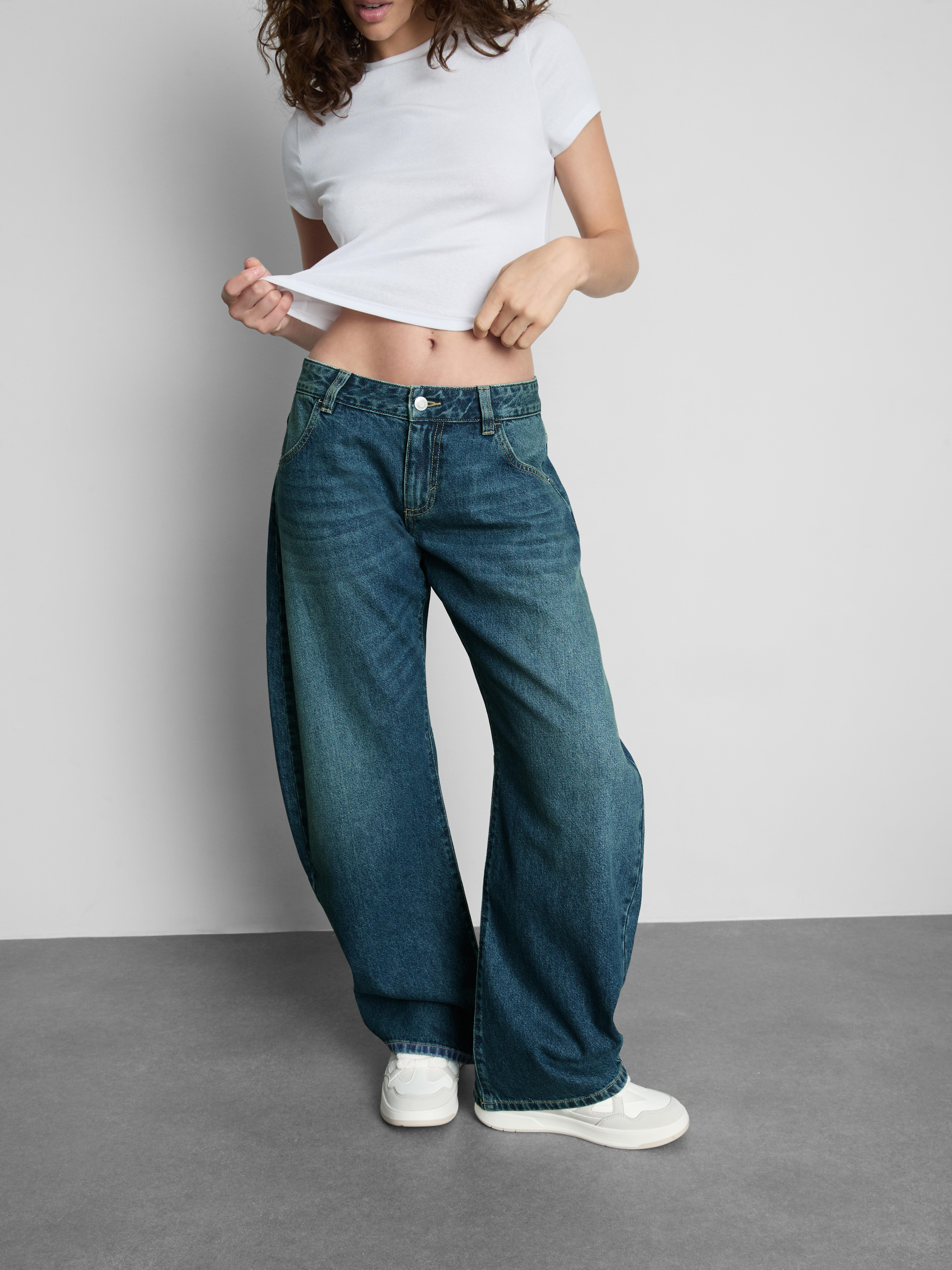 The Primark Scene | Cotton Denim Barrel-Leg Jeans