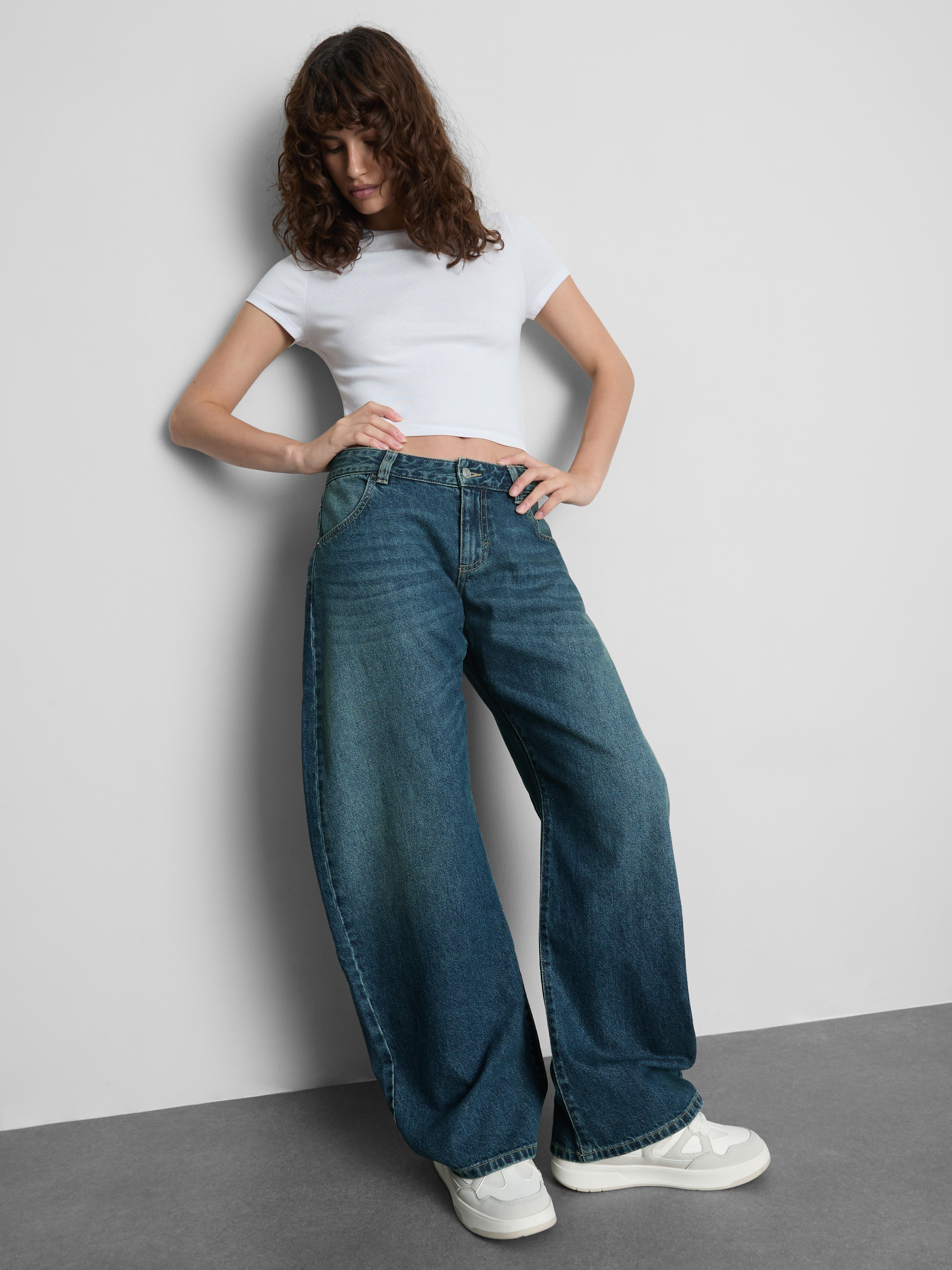 The Primark Scene | Cotton Denim Barrel-Leg Jeans