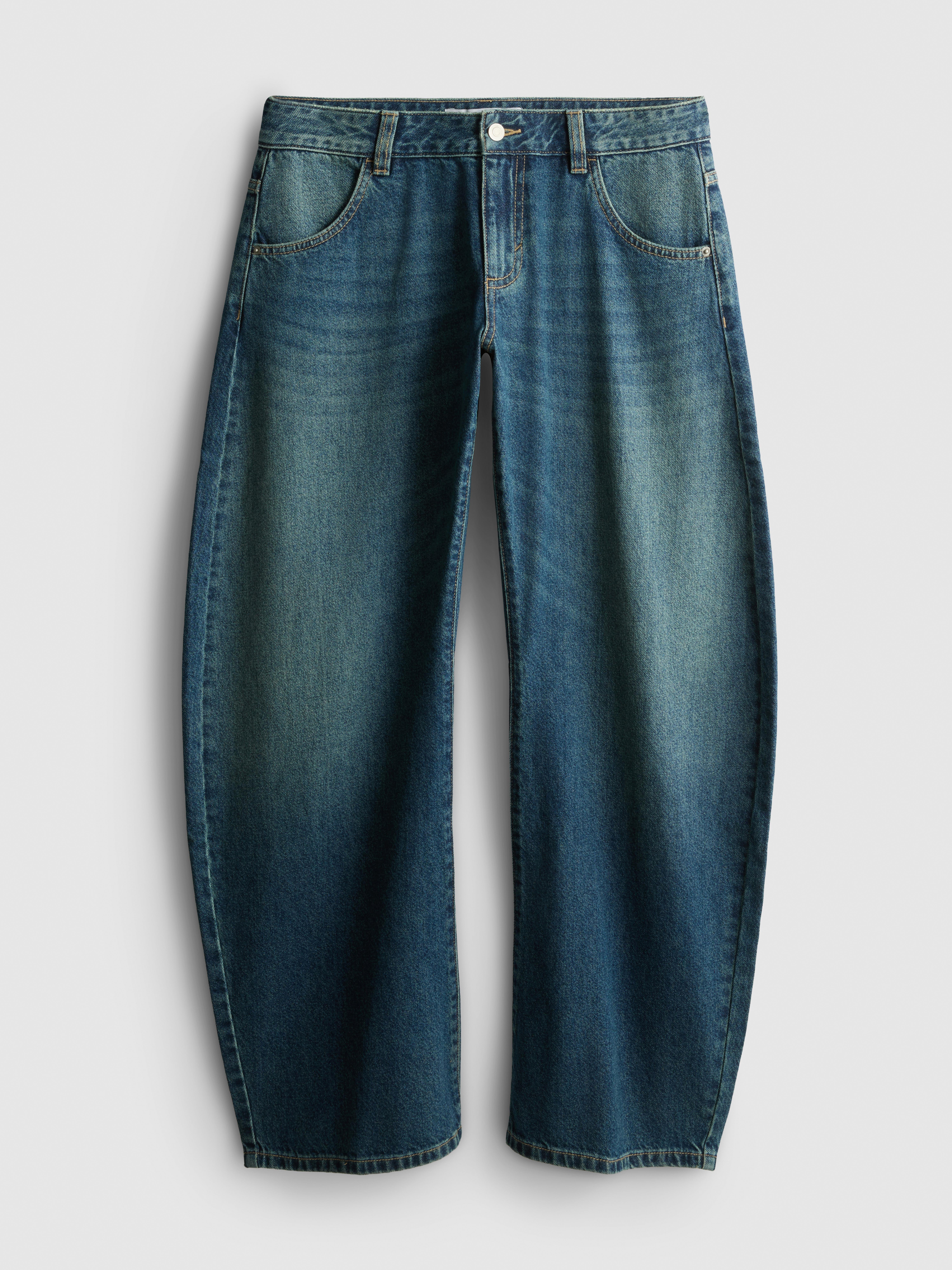 The Primark Scene | Cotton Denim Barrel-Leg Jeans