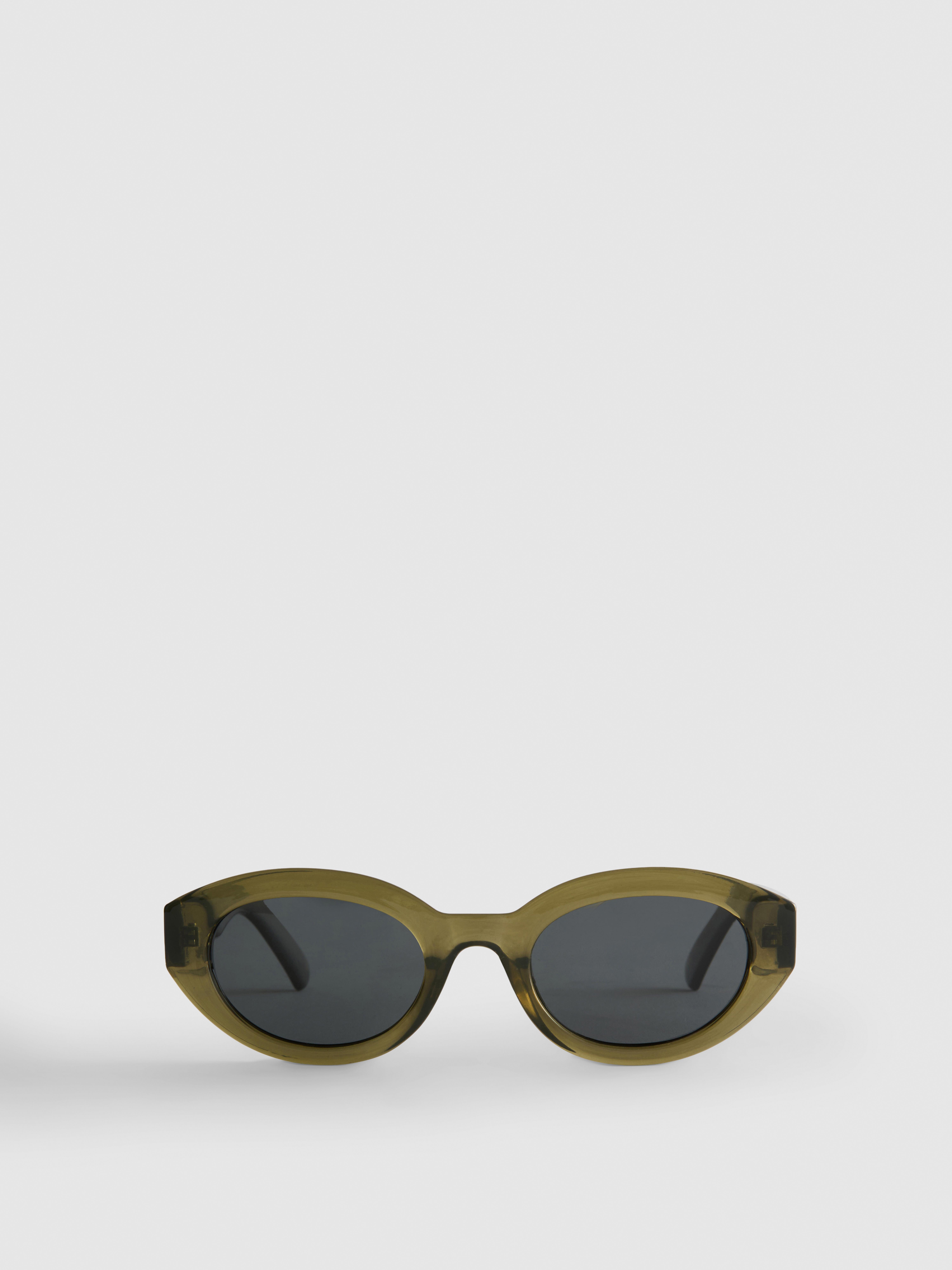 Durchsichtige ovale „By Coleen“ Sonnenbrille