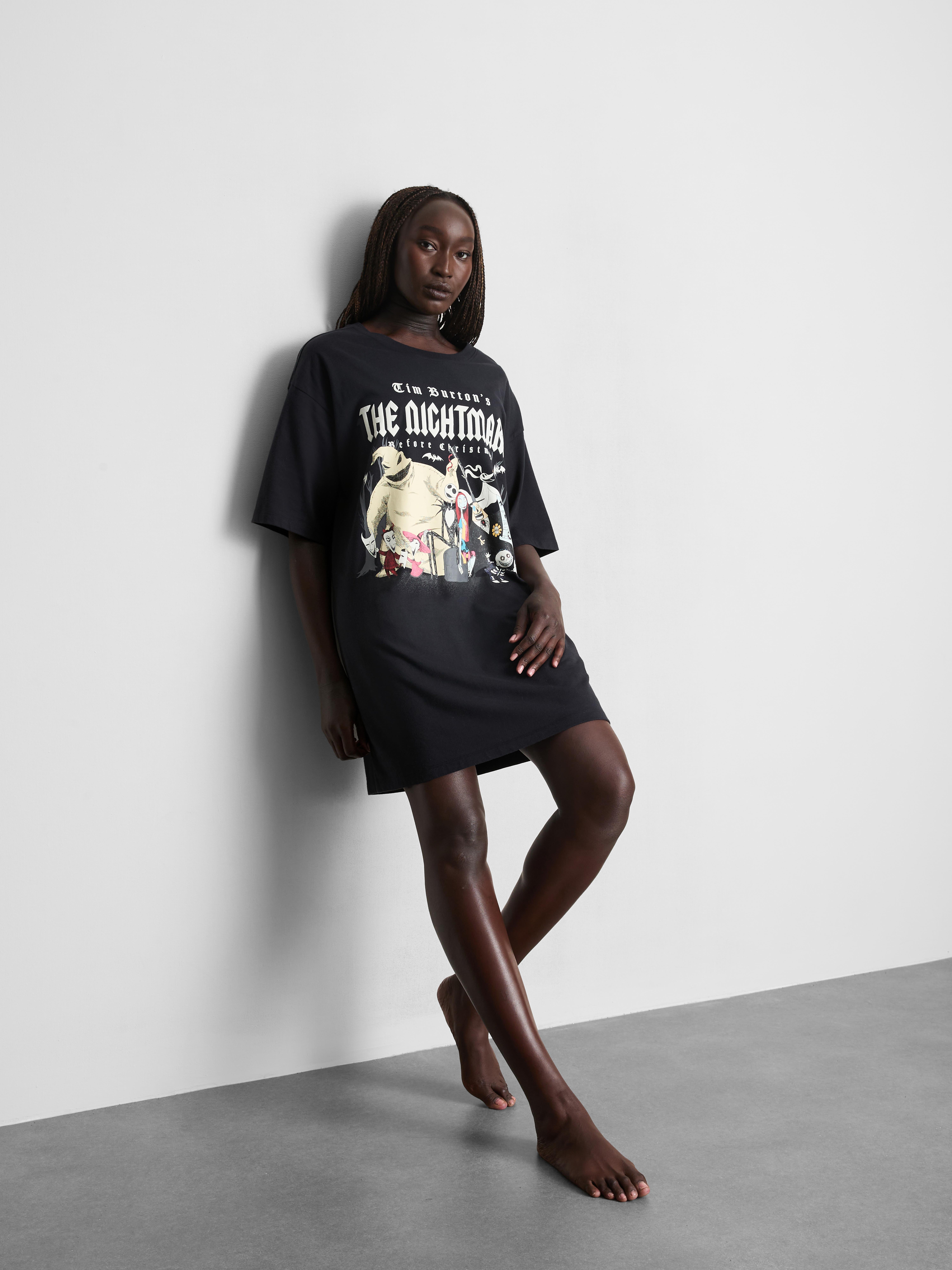 Disney Tim Burton's The Nightmare Before Christmas Oversized Graphic Nightshirt