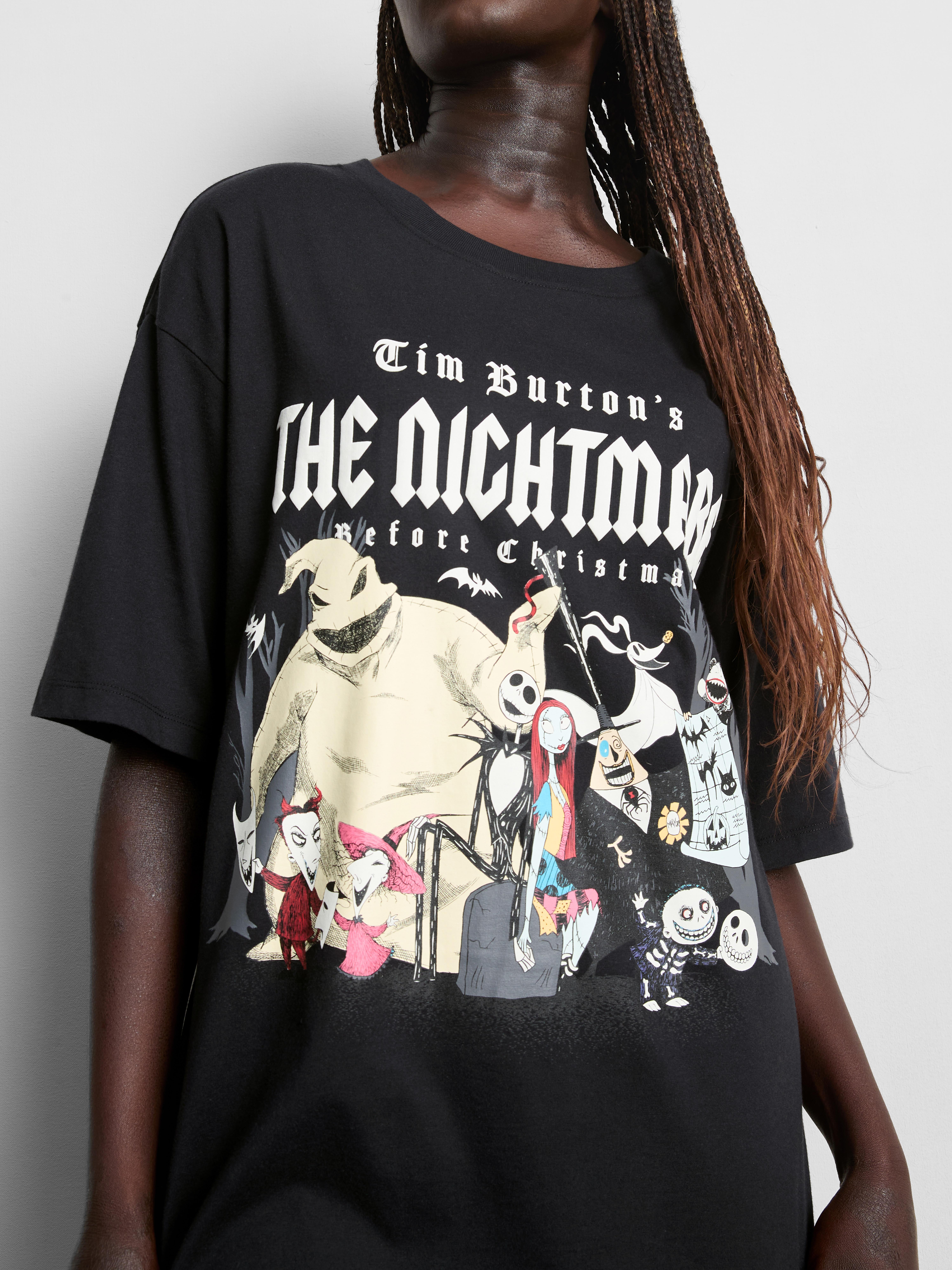 Disney Tim Burton's The Nightmare Before Christmas Oversized Graphic Nightshirt
