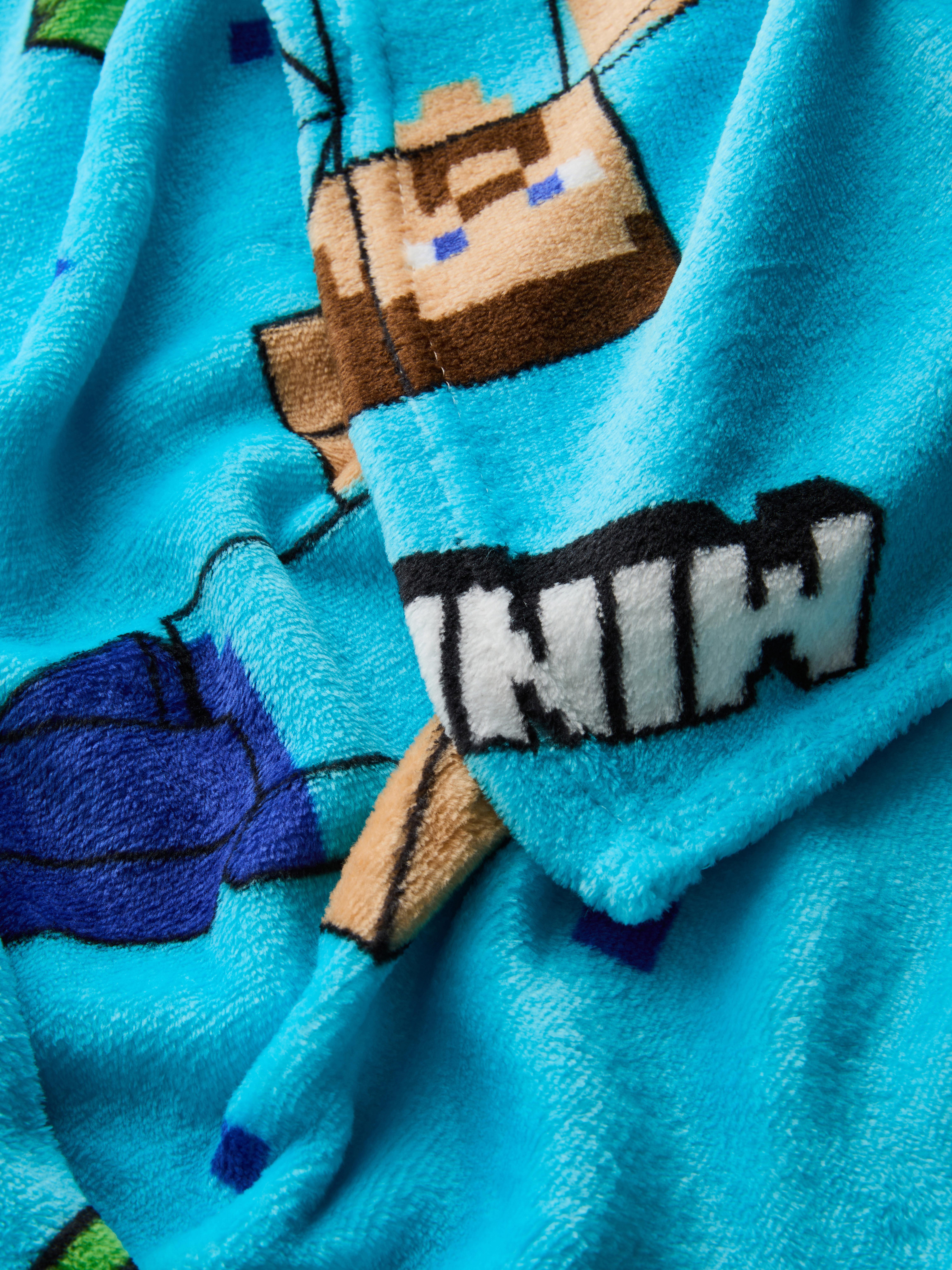 Minecraft Character Fleece Throw