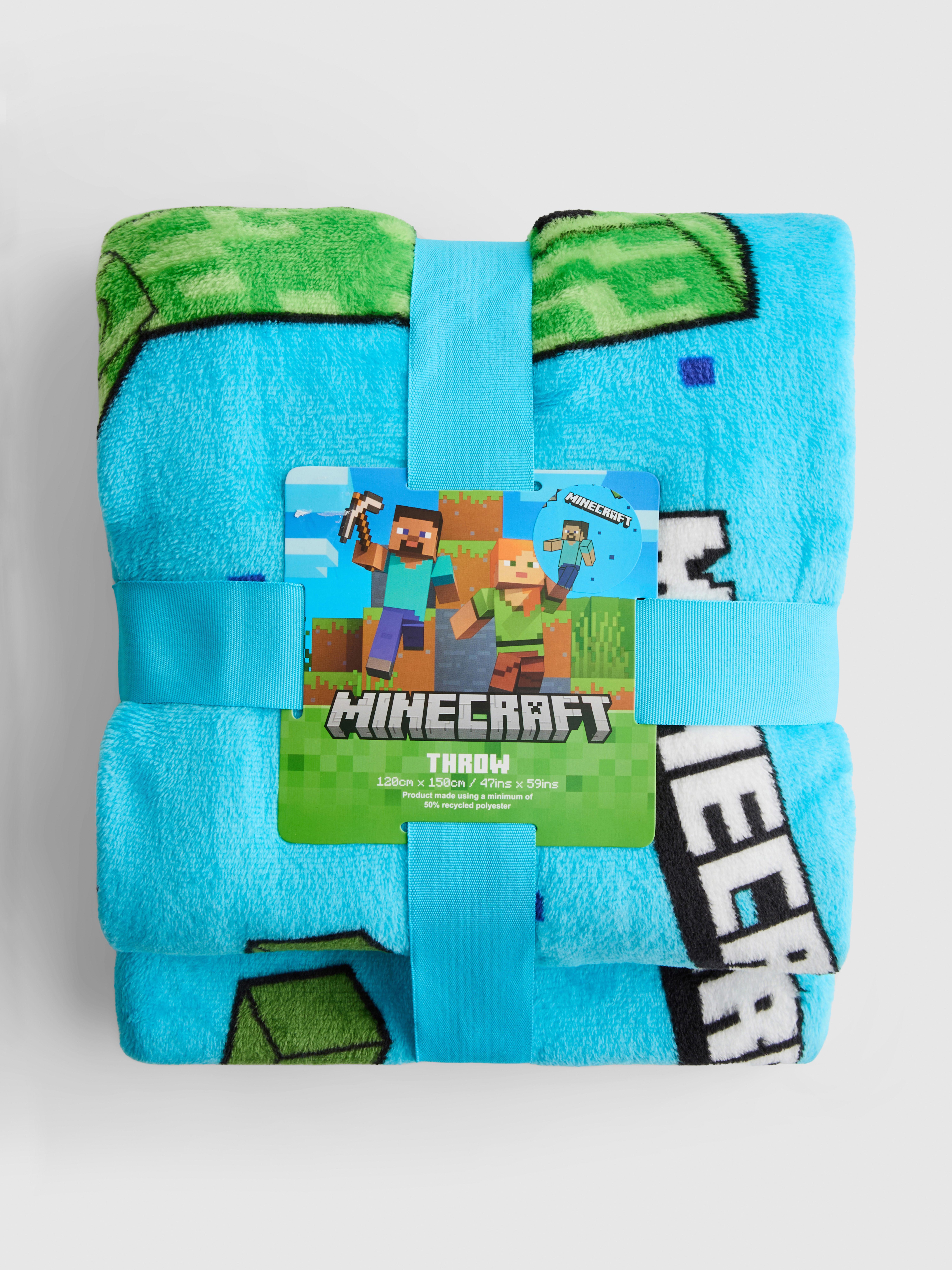 Minecraft Character Fleece Throw