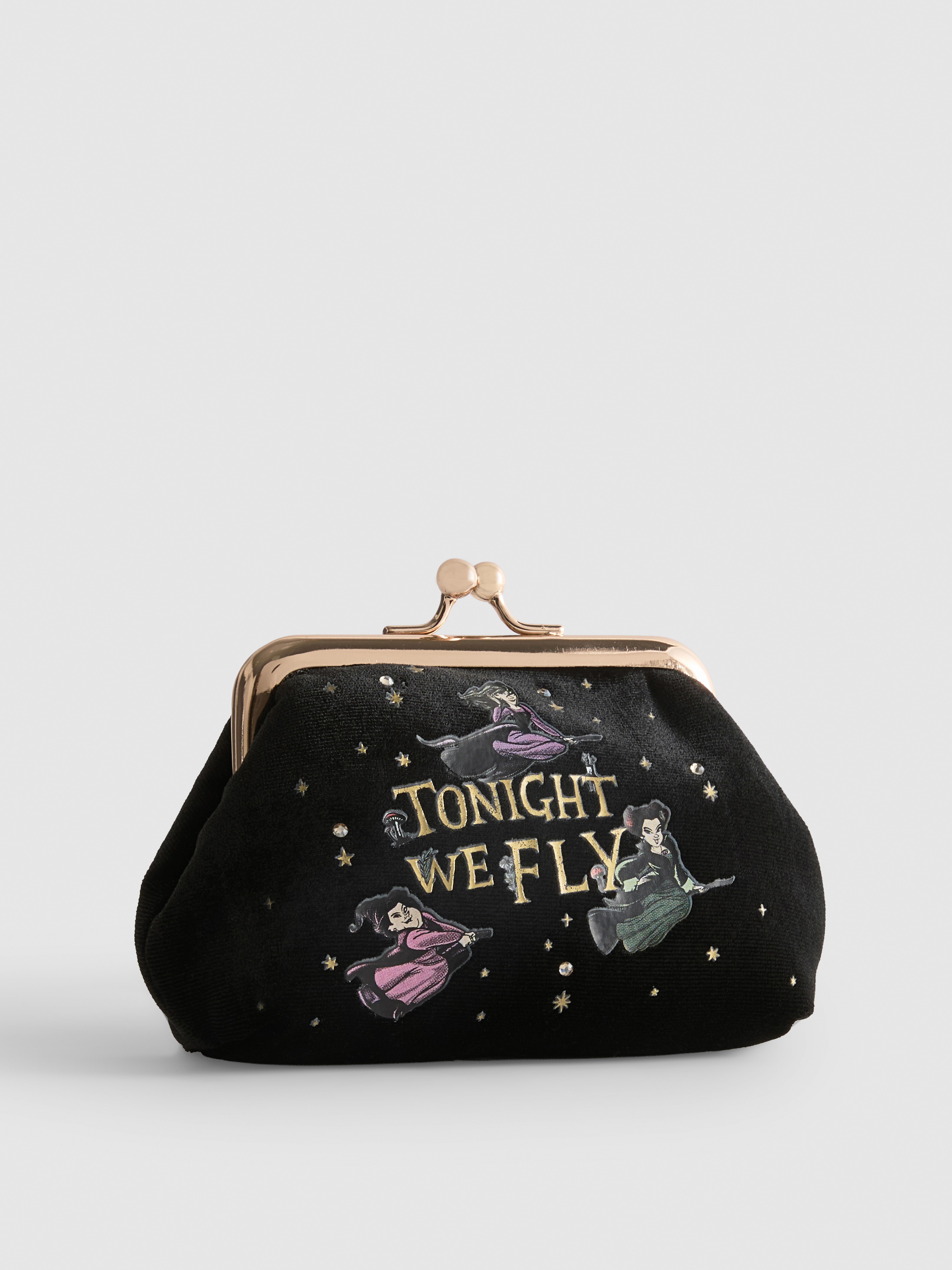 Womens Black Disney's Hocus Pocus Clasp Purse | Primark