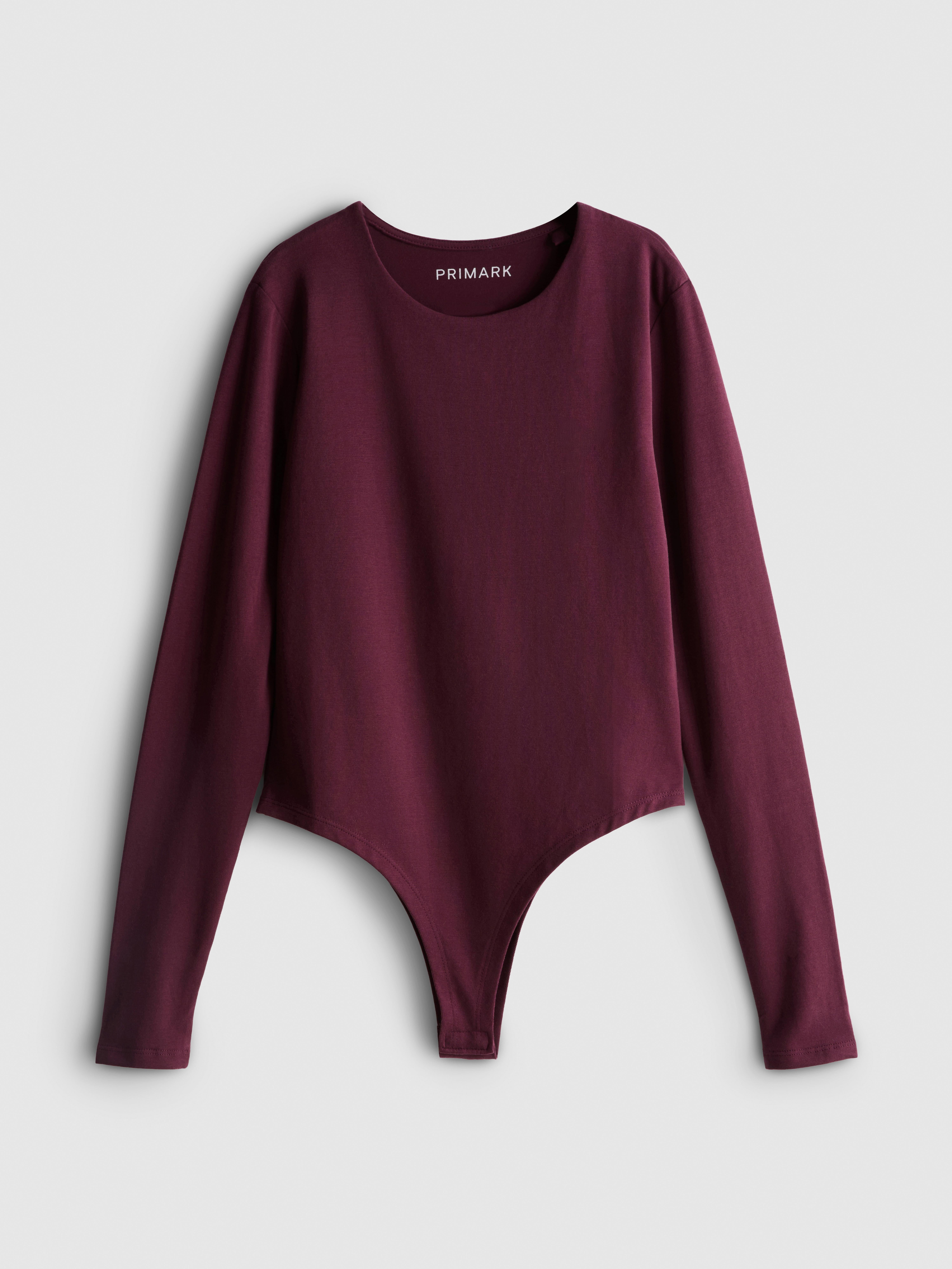 Cotton Rich Long Sleeve Crew Neck Bodysuit