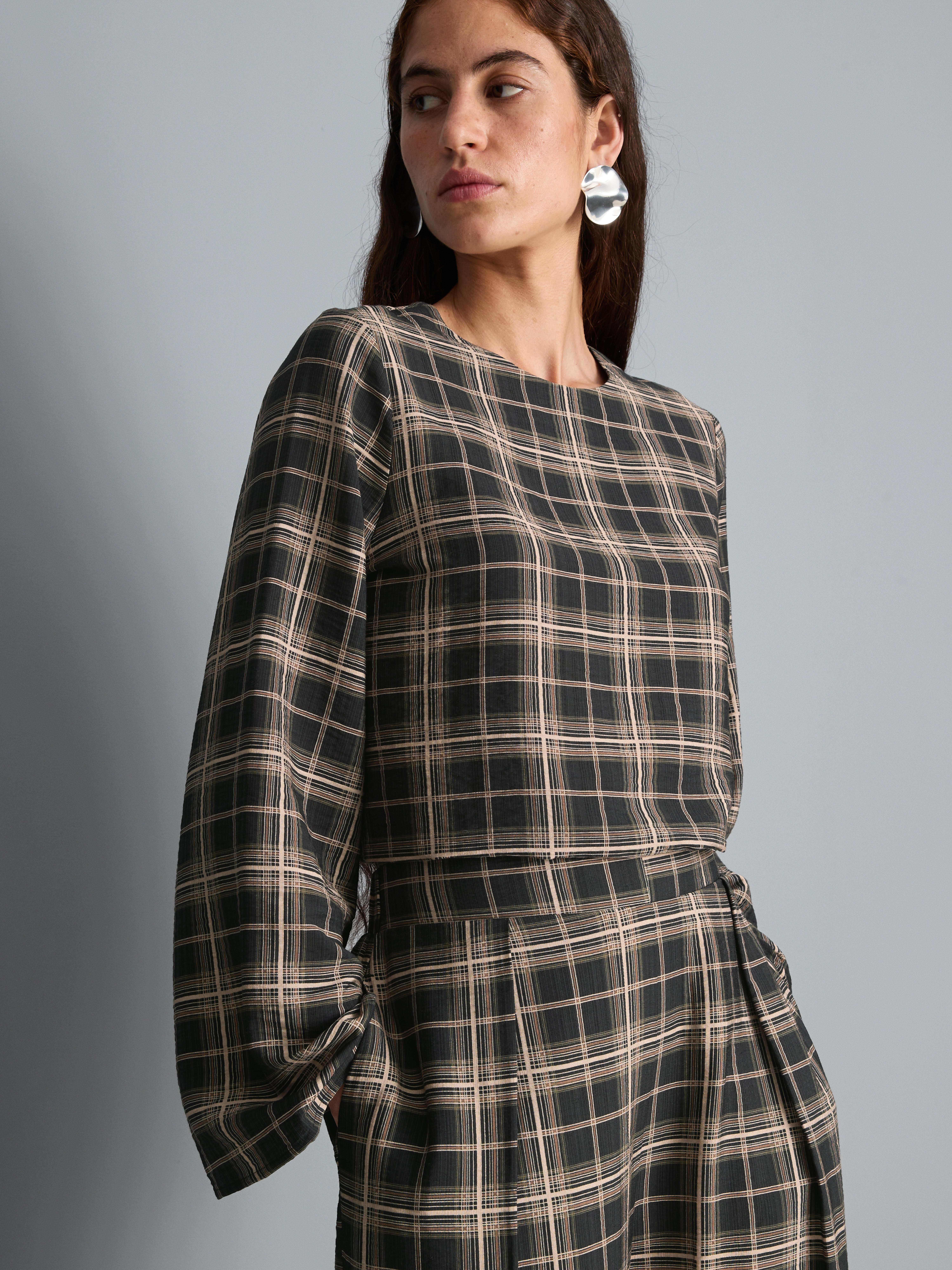 Relaxed Bell-Sleeve Blouse