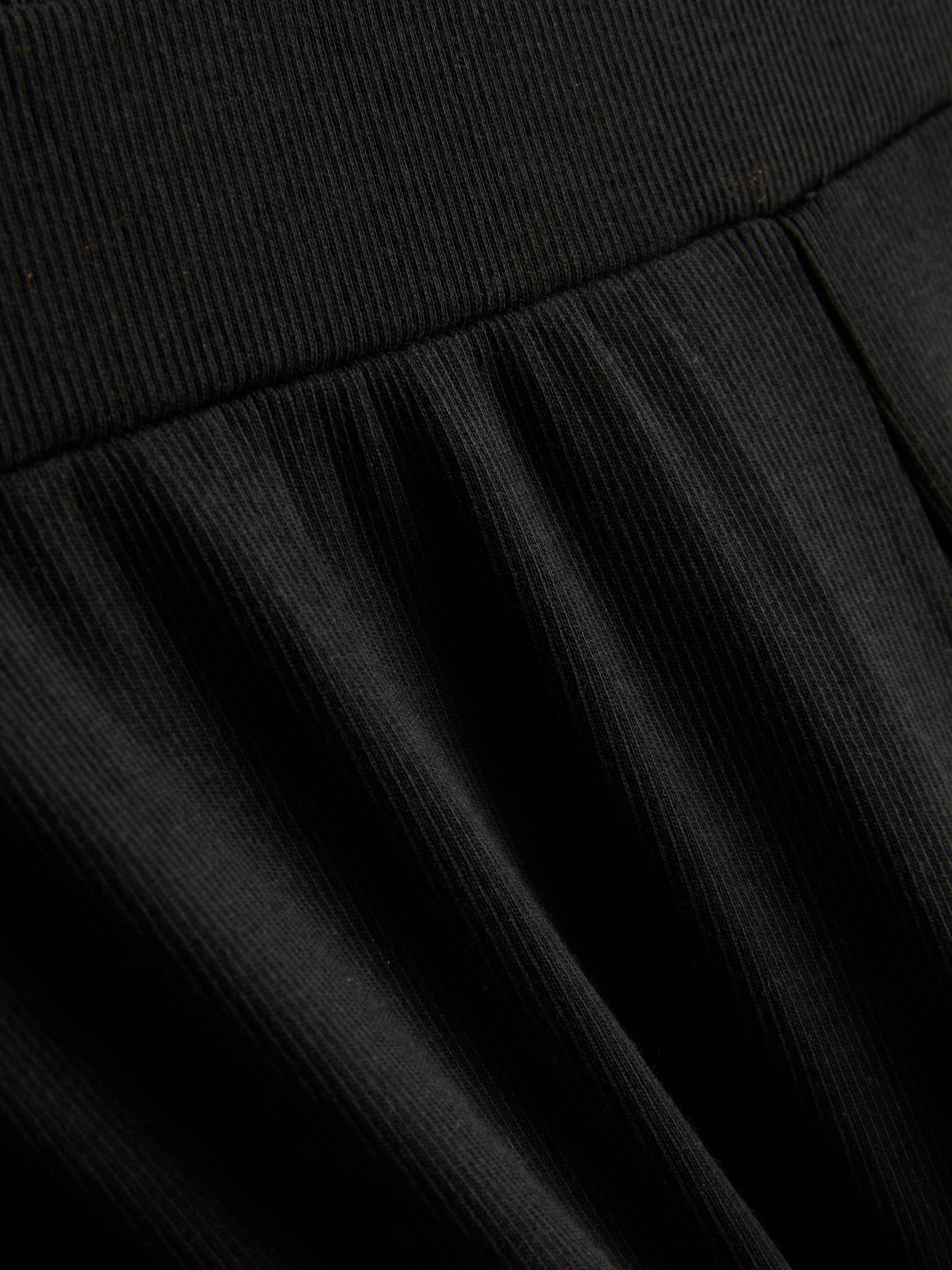Ribbed Cotton Blend Joggers