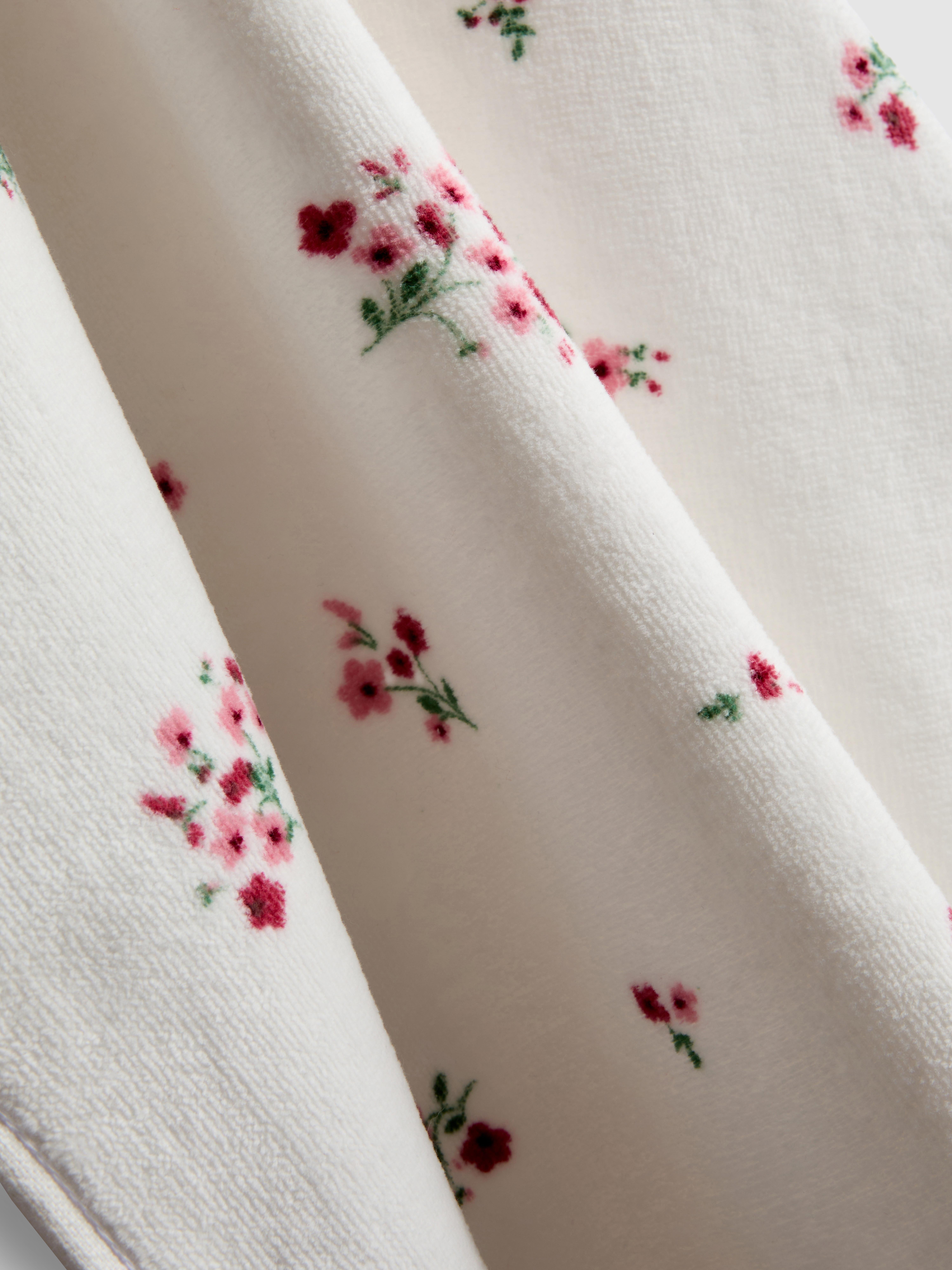 Gebloemde handdoek