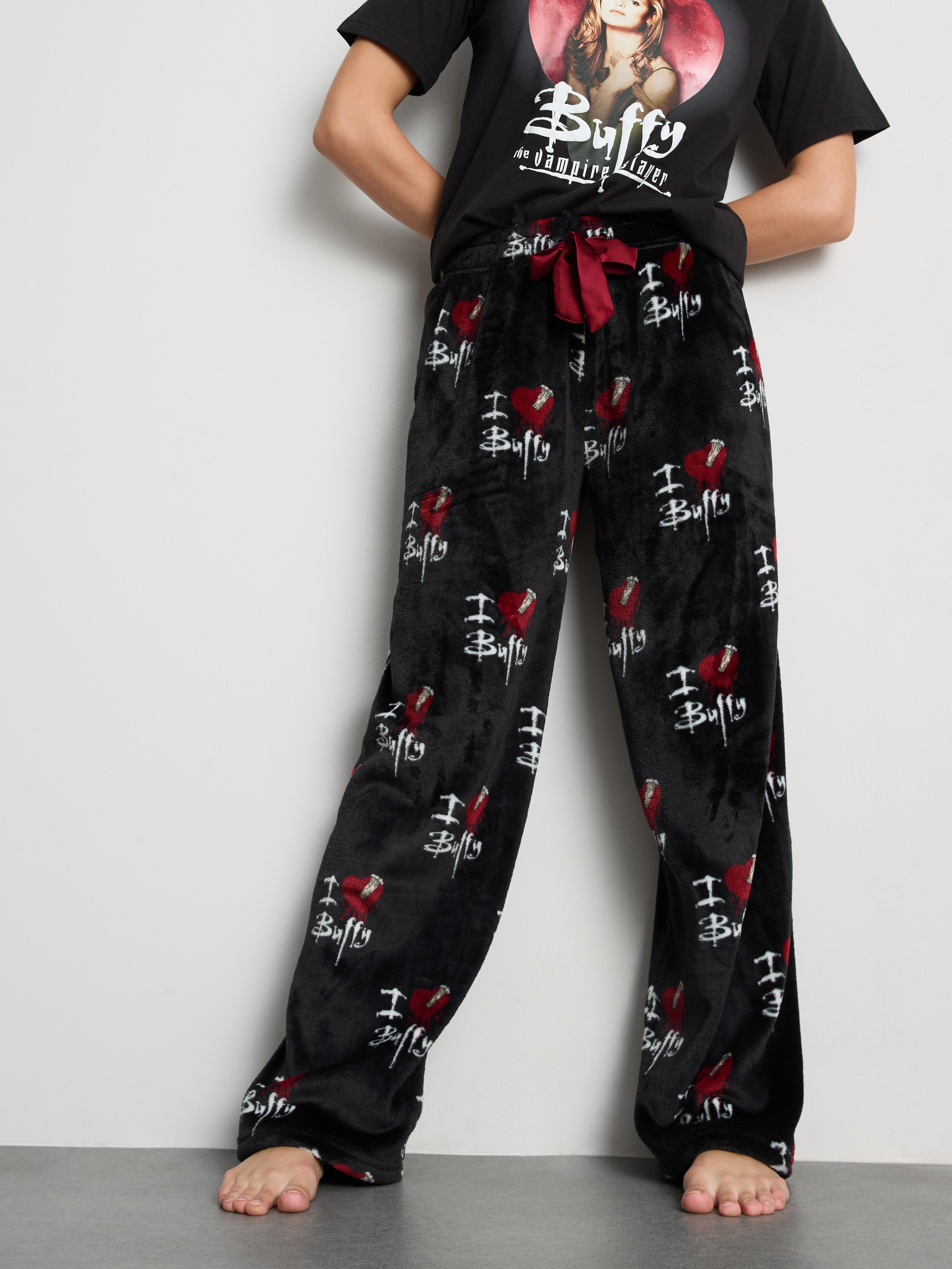 Buffy The Vampire Slayer Plush Pajama Bottoms