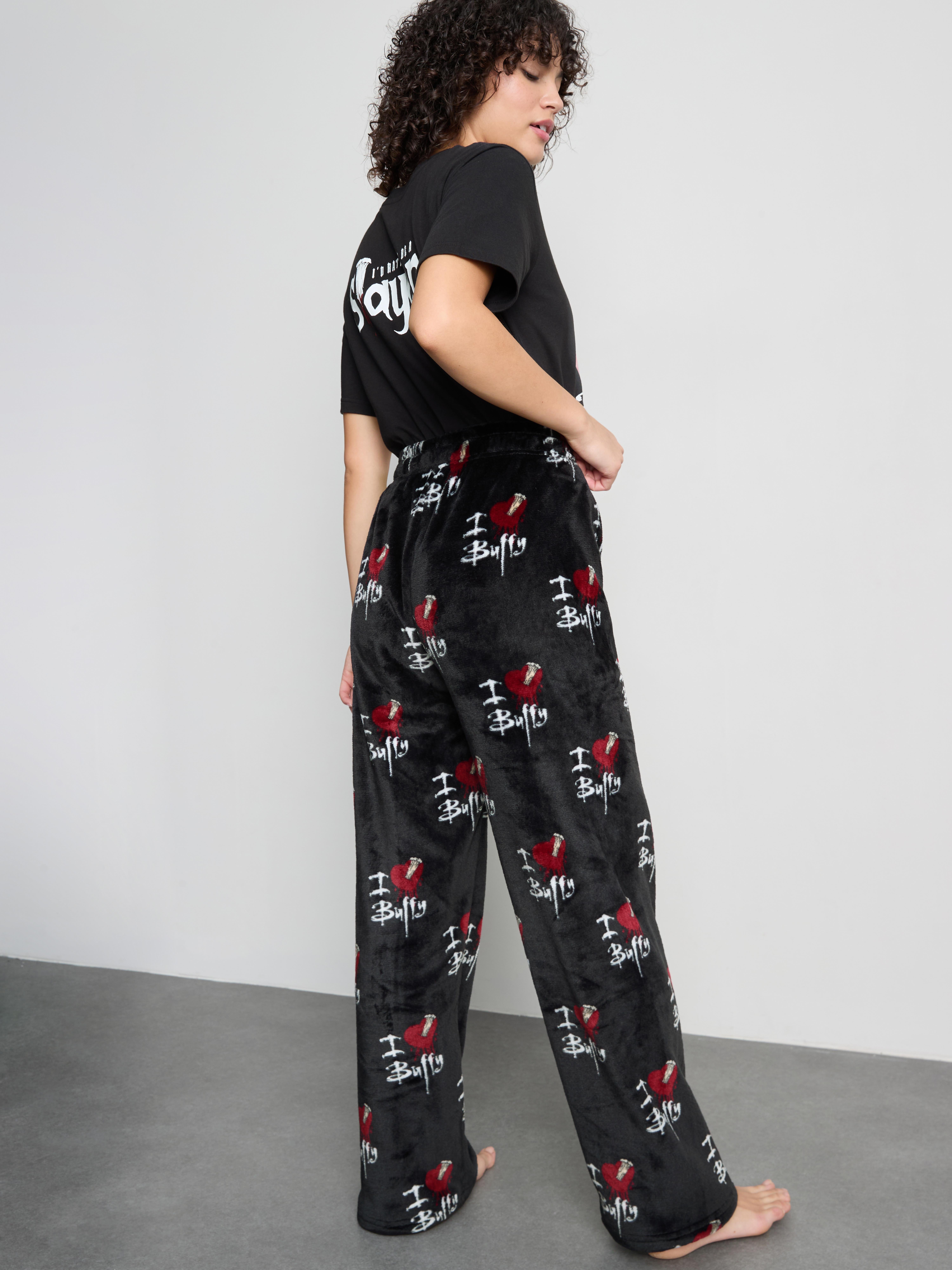 Buffy The Vampire Slayer Plush Pajama Bottoms