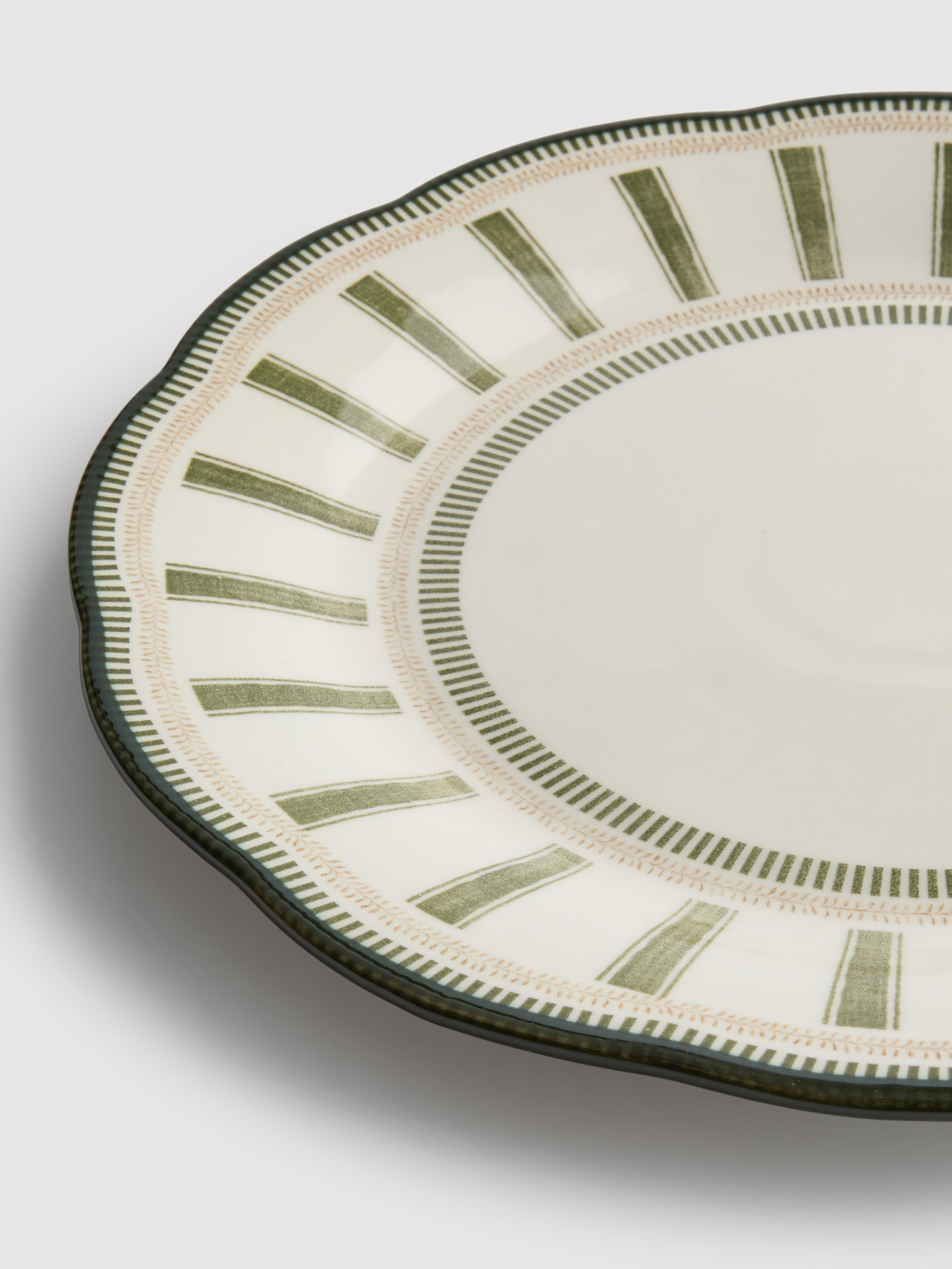 Assiette à motifs