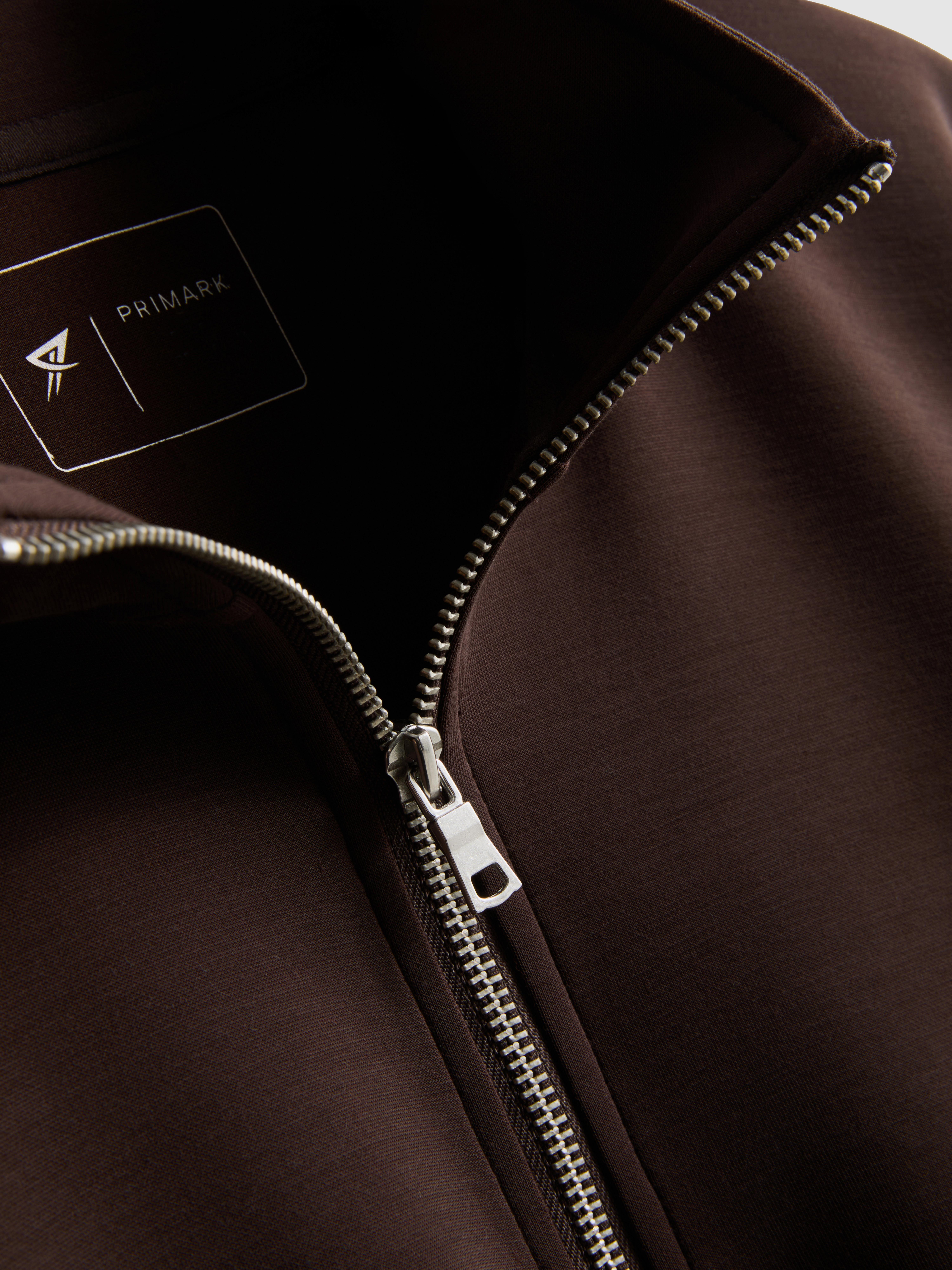 Modal Blend Half Zip Sweatshirt